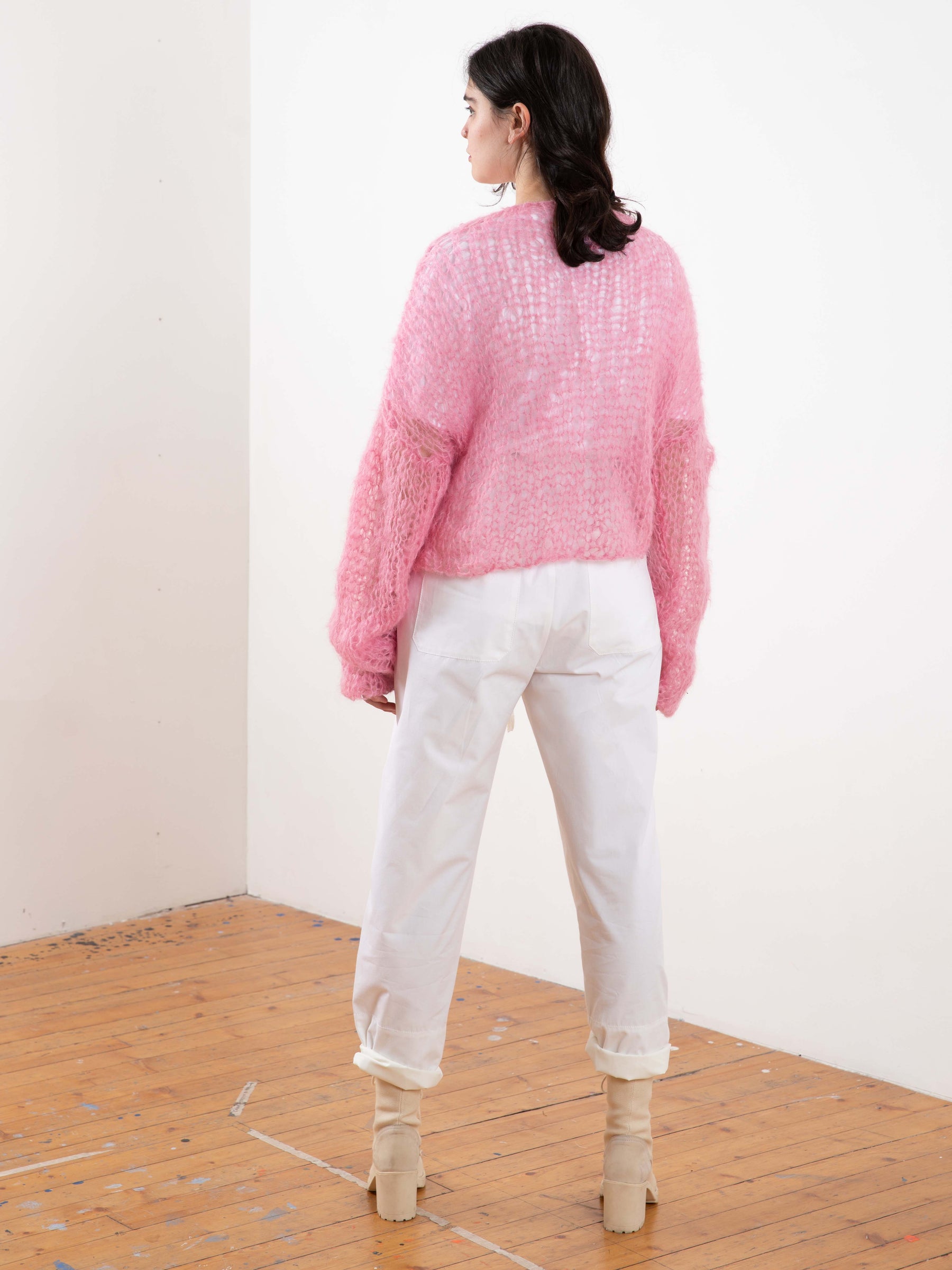 WALTER Cotton Jogging Pants - White