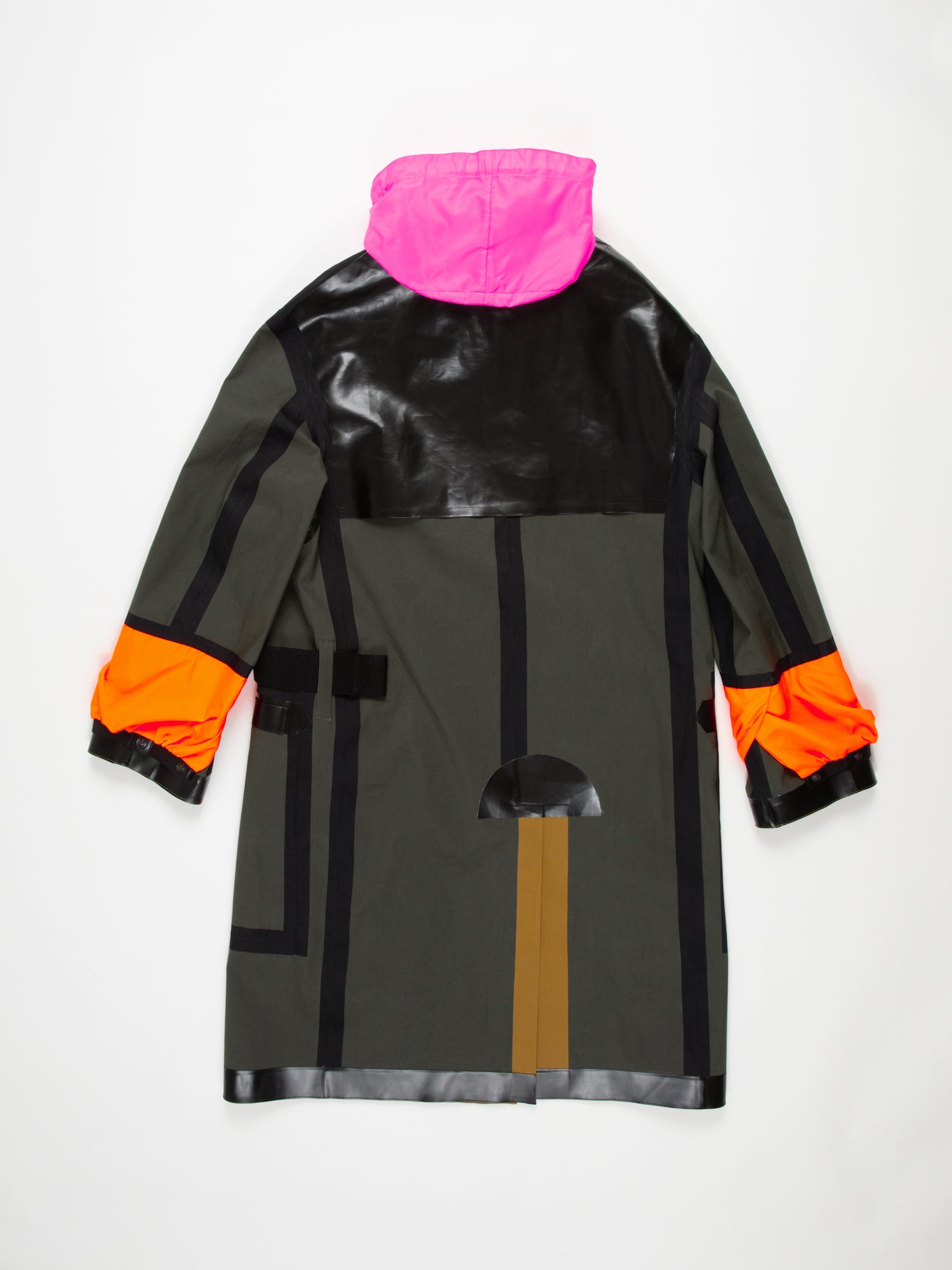 RYDER Traditional Waterproof Trench Coat - Ochre / Khaki / Black / Neon Pink / Orange