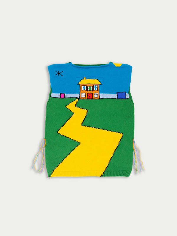 DUGGIE SLEEVELESS Collaboration With Artist Duggie Fields - Green / Blue / Yellow