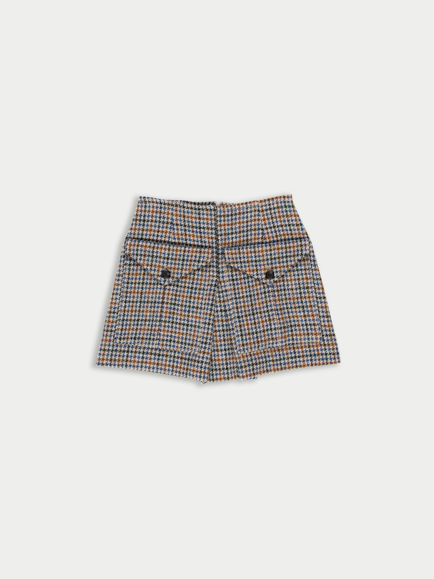 BRIGITTE Tweed Mini Skirt - Harris Tweed Check