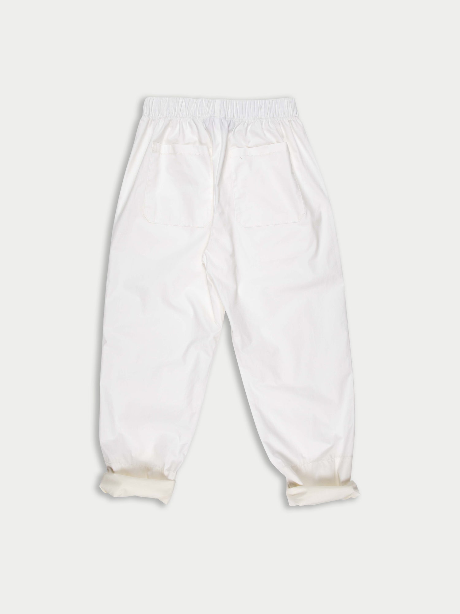 WALTER Cotton Jogging Pants - White