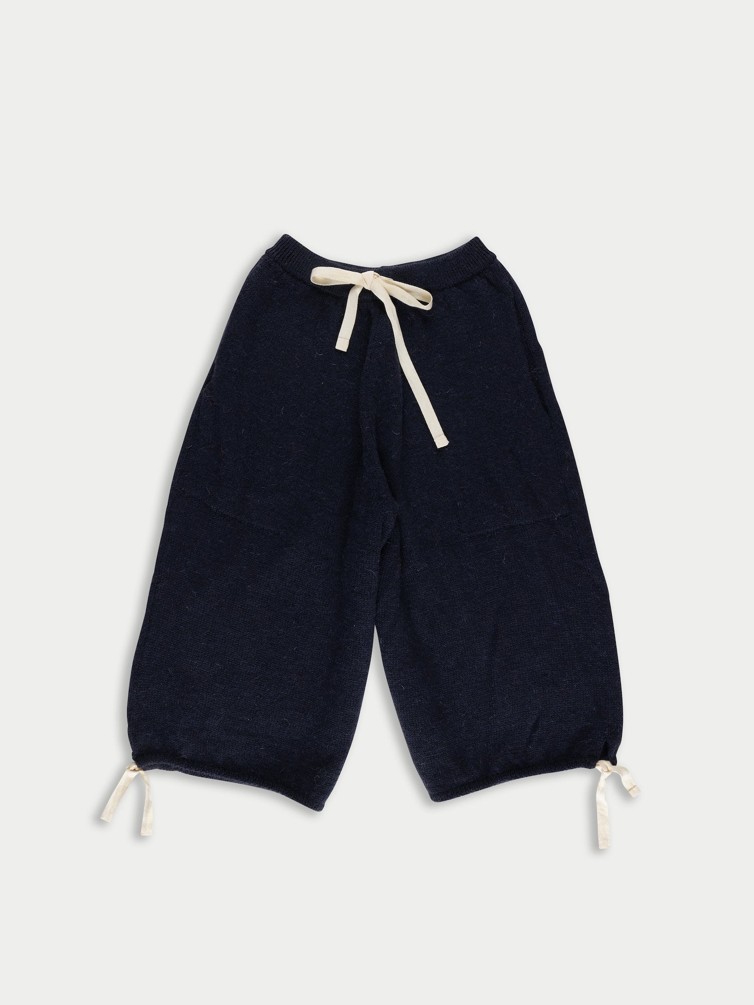 ALISTAIR Oversized Knitted Skate Shorts - Navy