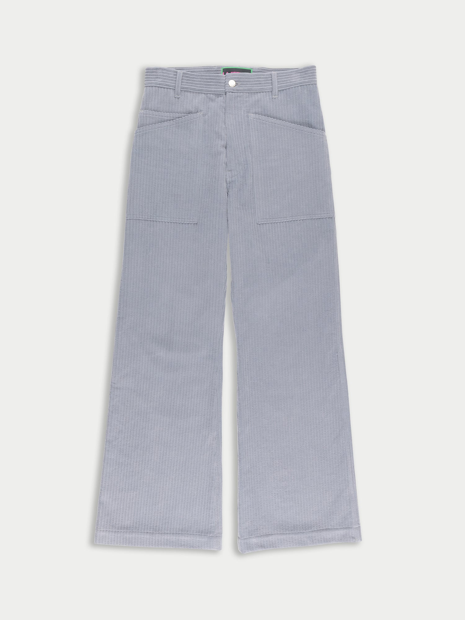 NEIL Highwaisted Corduroy Pant - Light Grey