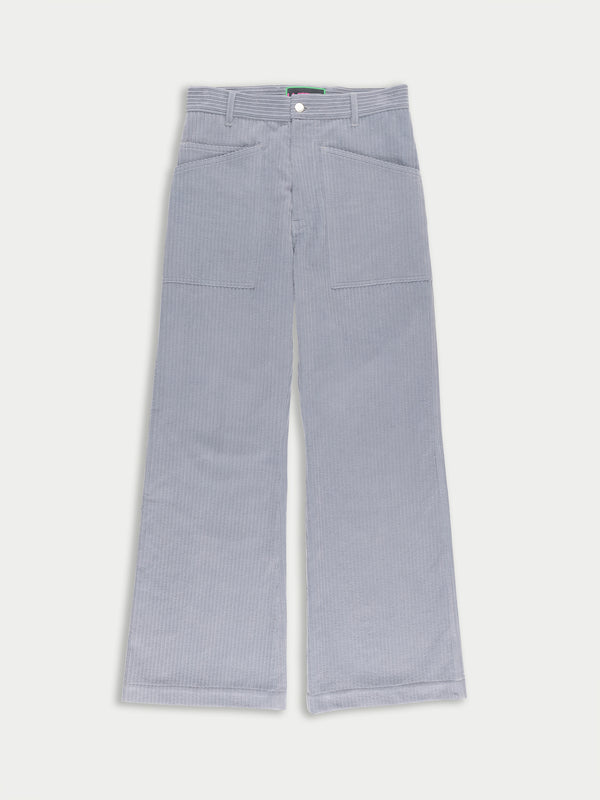 NEIL Highwaisted Corduroy Pant - Light Grey
