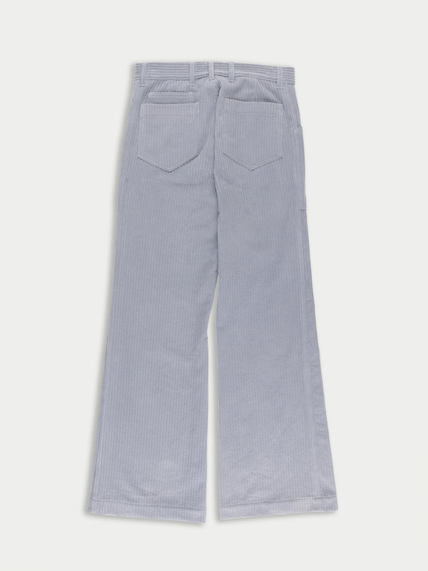 NEIL Highwaisted Corduroy Pant - Light Grey