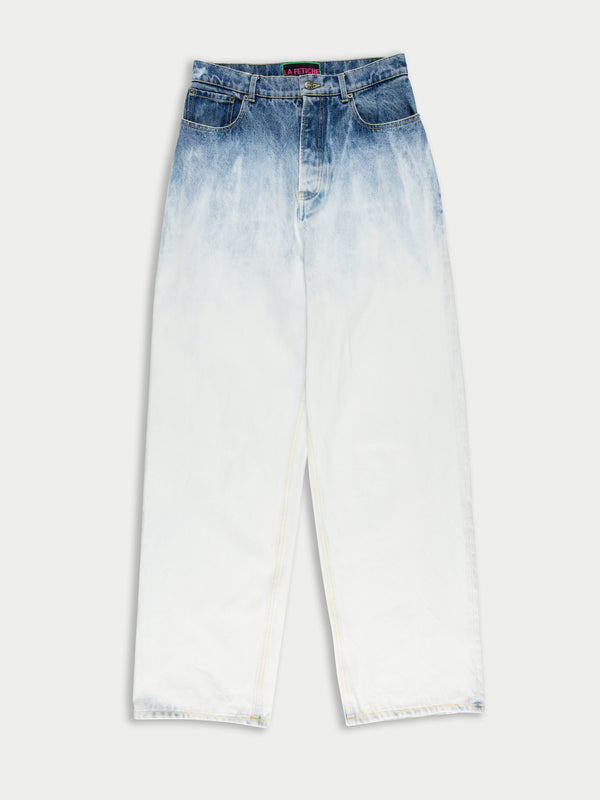 JUERGEN Boyfriend Jean - Acid Denim / White / Pink