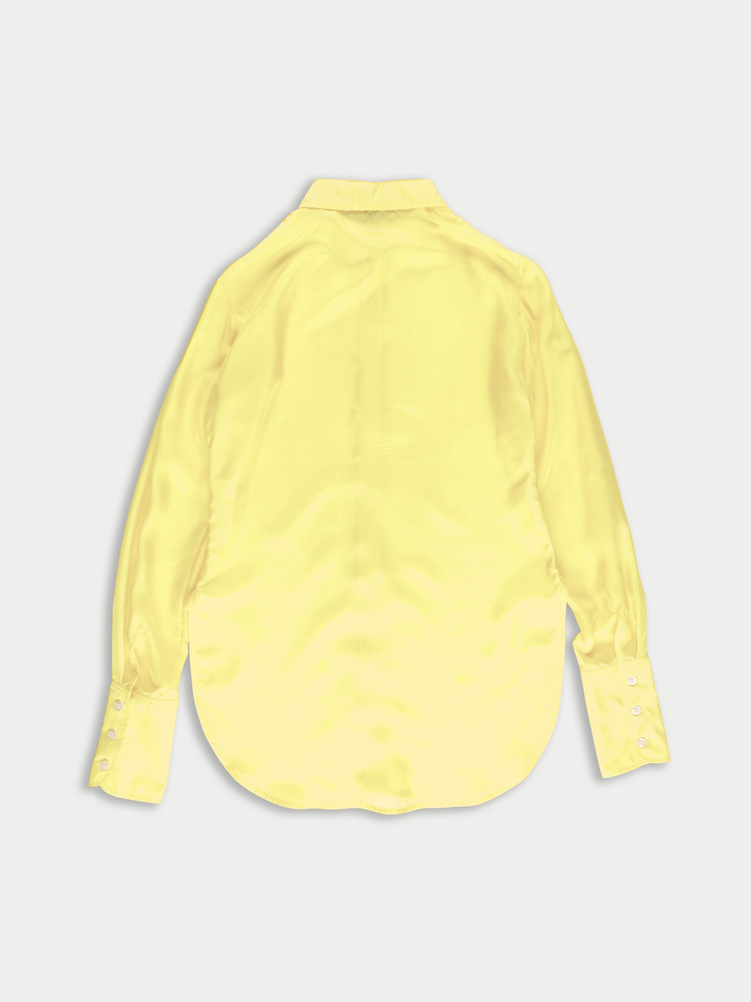 TASHA Lightweight Silk Shirt - Yellow