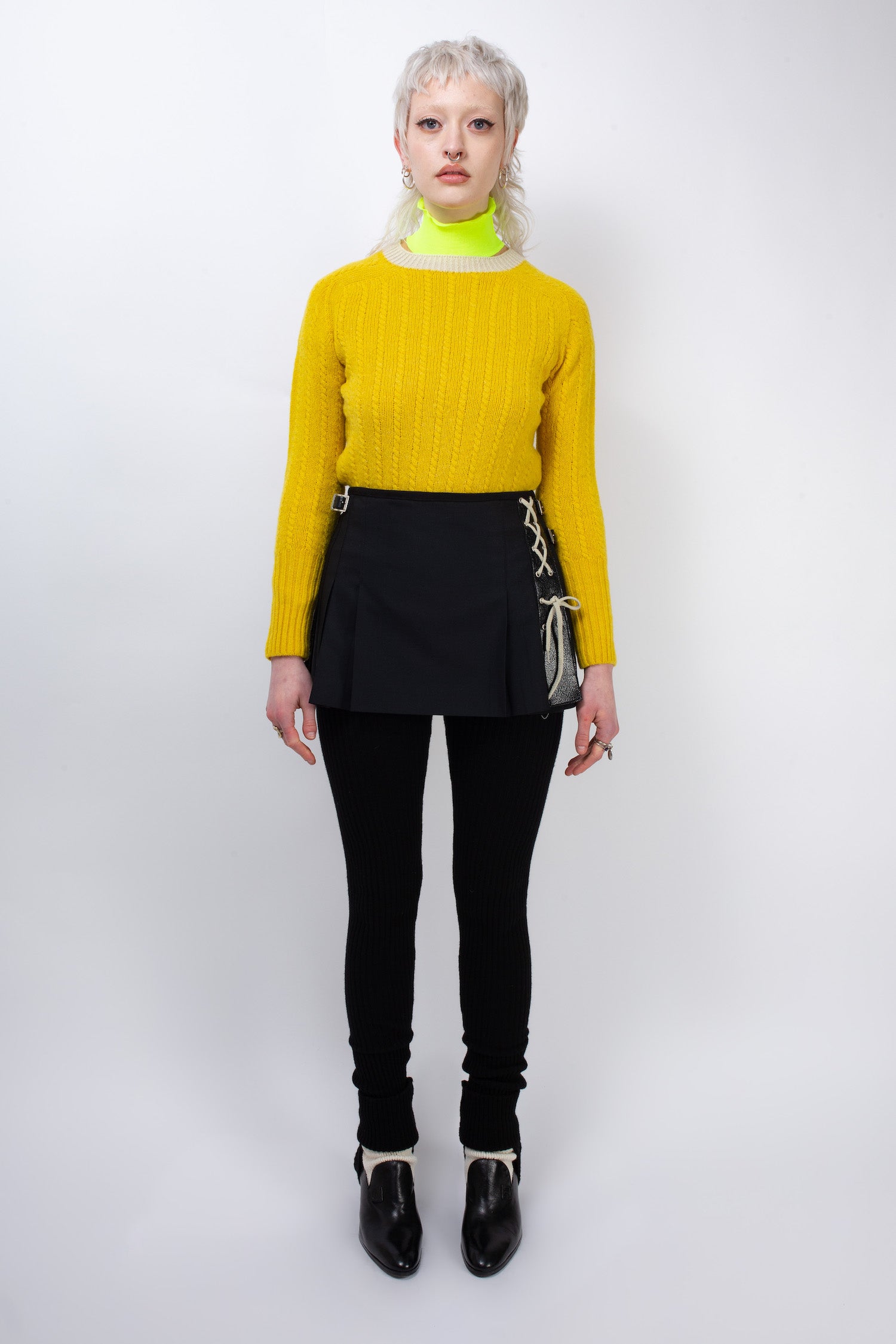 YELLOW / ECRU