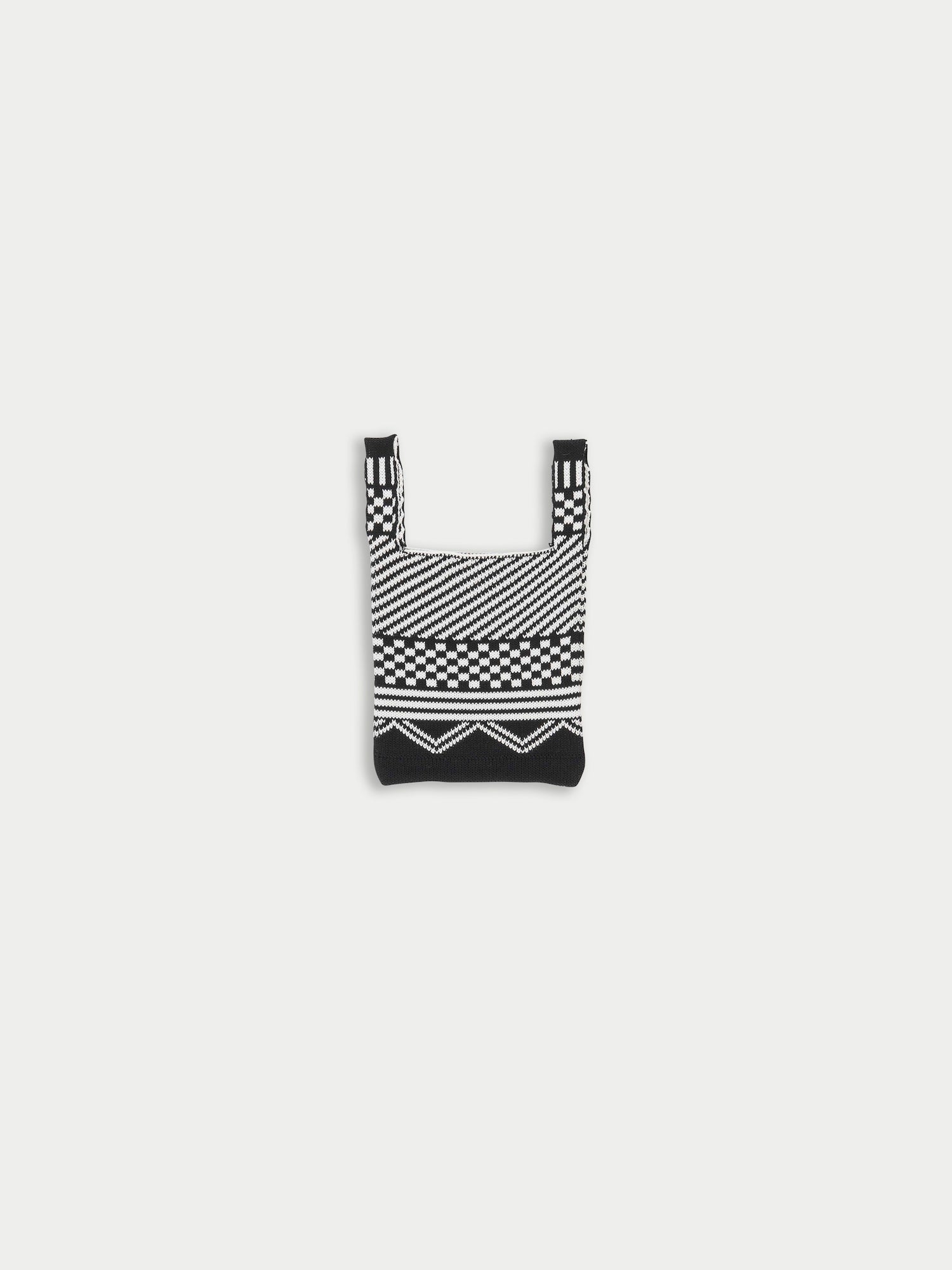 BEE Knitted Bag - Black / White