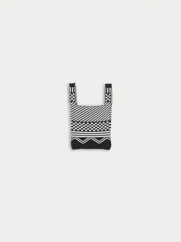 BEE Knitted Bag - Black / White