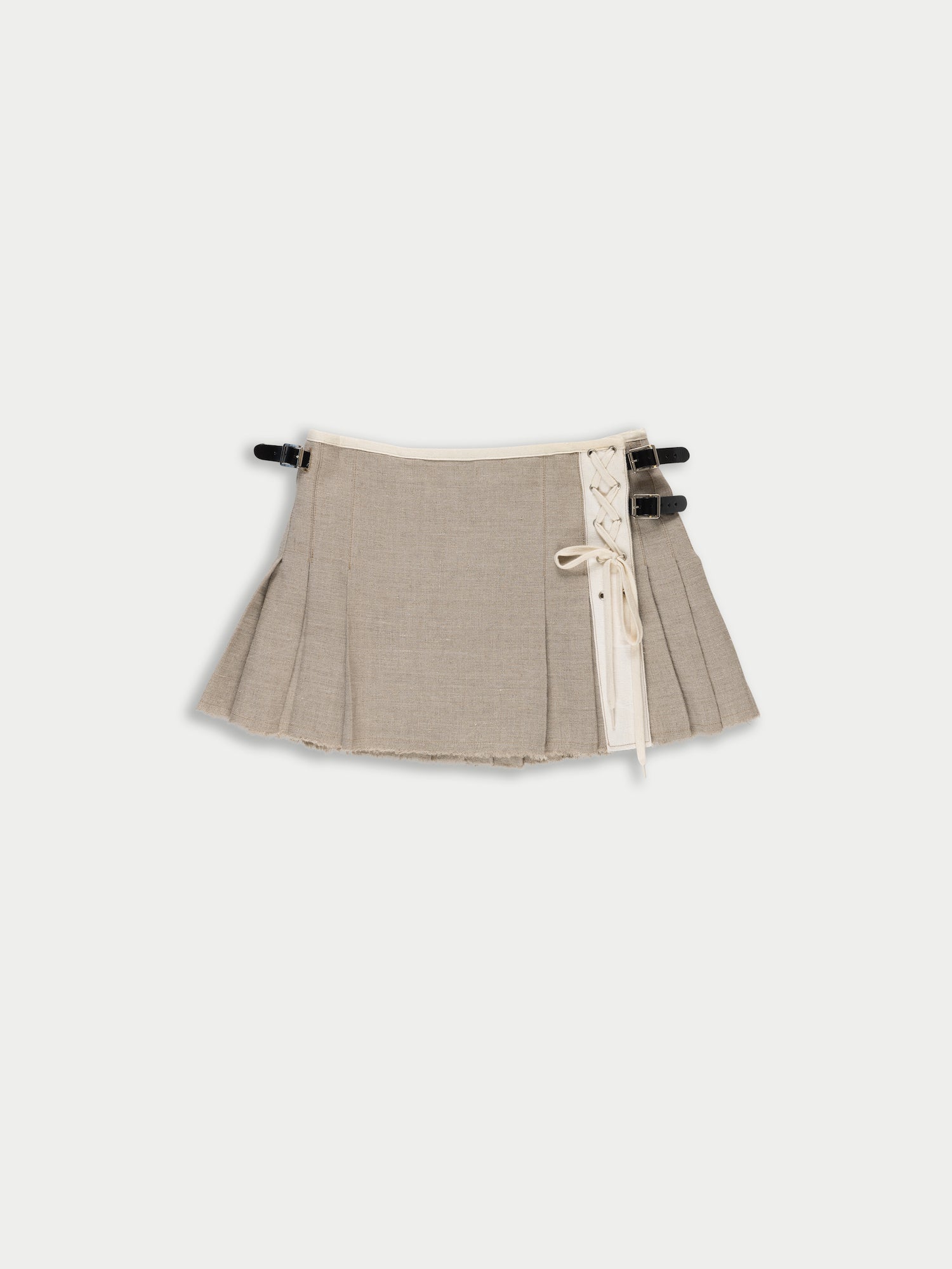 DYLAN Micro Kilt - Natural / Ecru