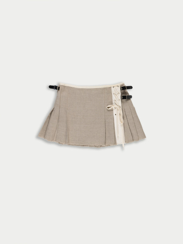 DYLAN Micro Kilt - Natural / Ecru