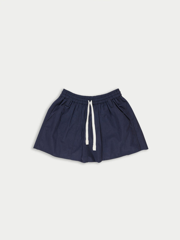 SIMONE mini Upcycled Mini Skirt - Navy
