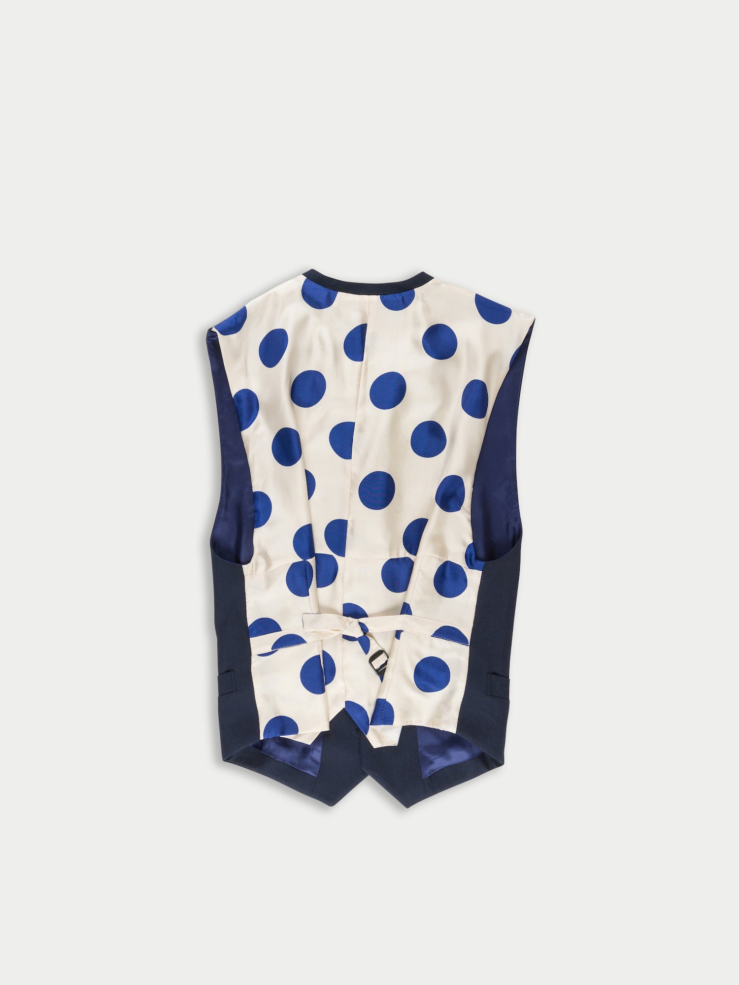 FLORE Sleeveless Tailored Vest - Navy