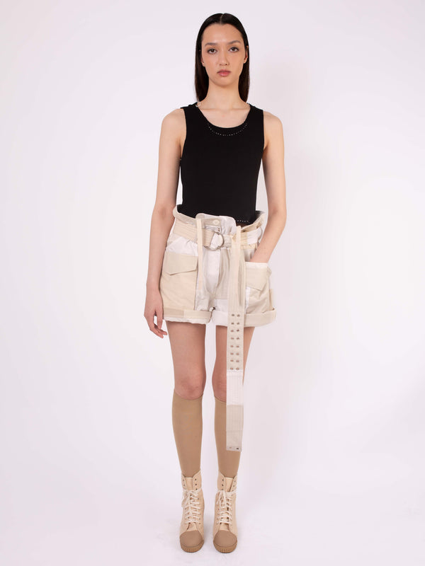 AXEL Ribbed Vest Top - Black