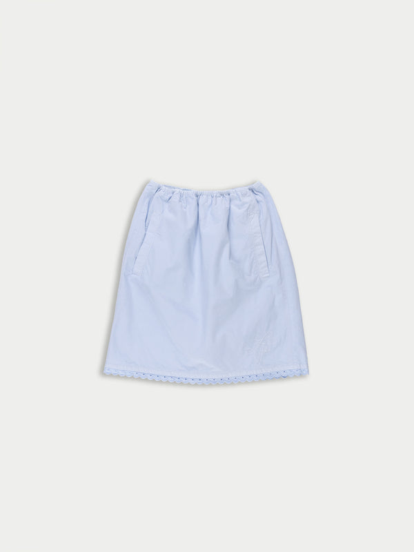 PIA Lingerie Styled Skirt - Light Blue