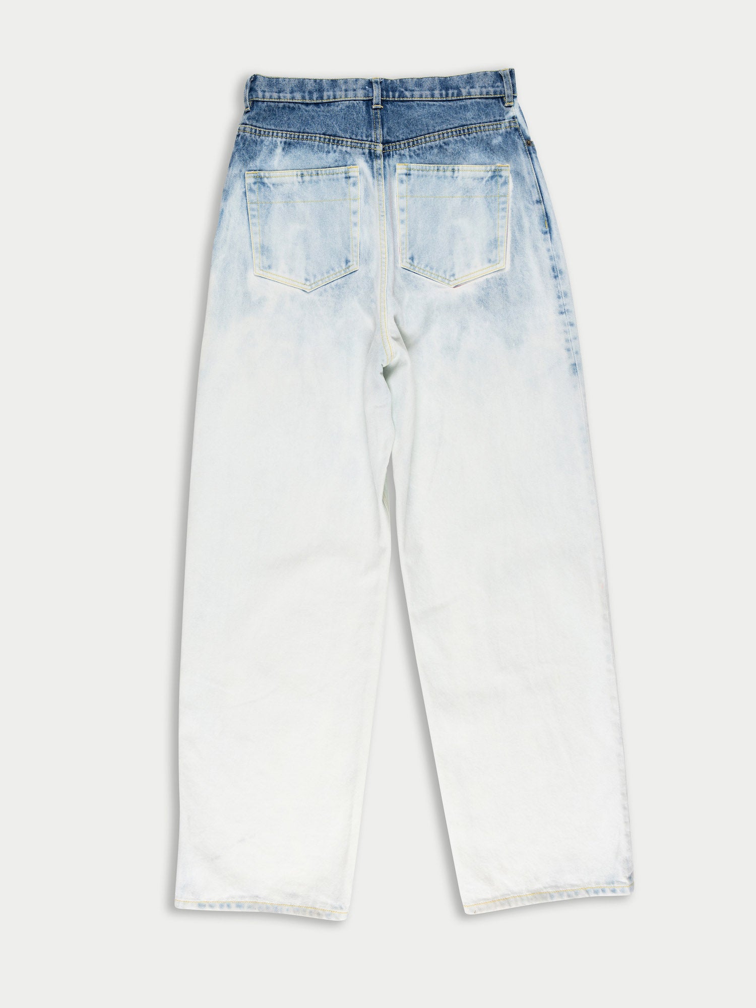 JUERGEN Boyfriend Jean - Acid Denim / White / Pink
