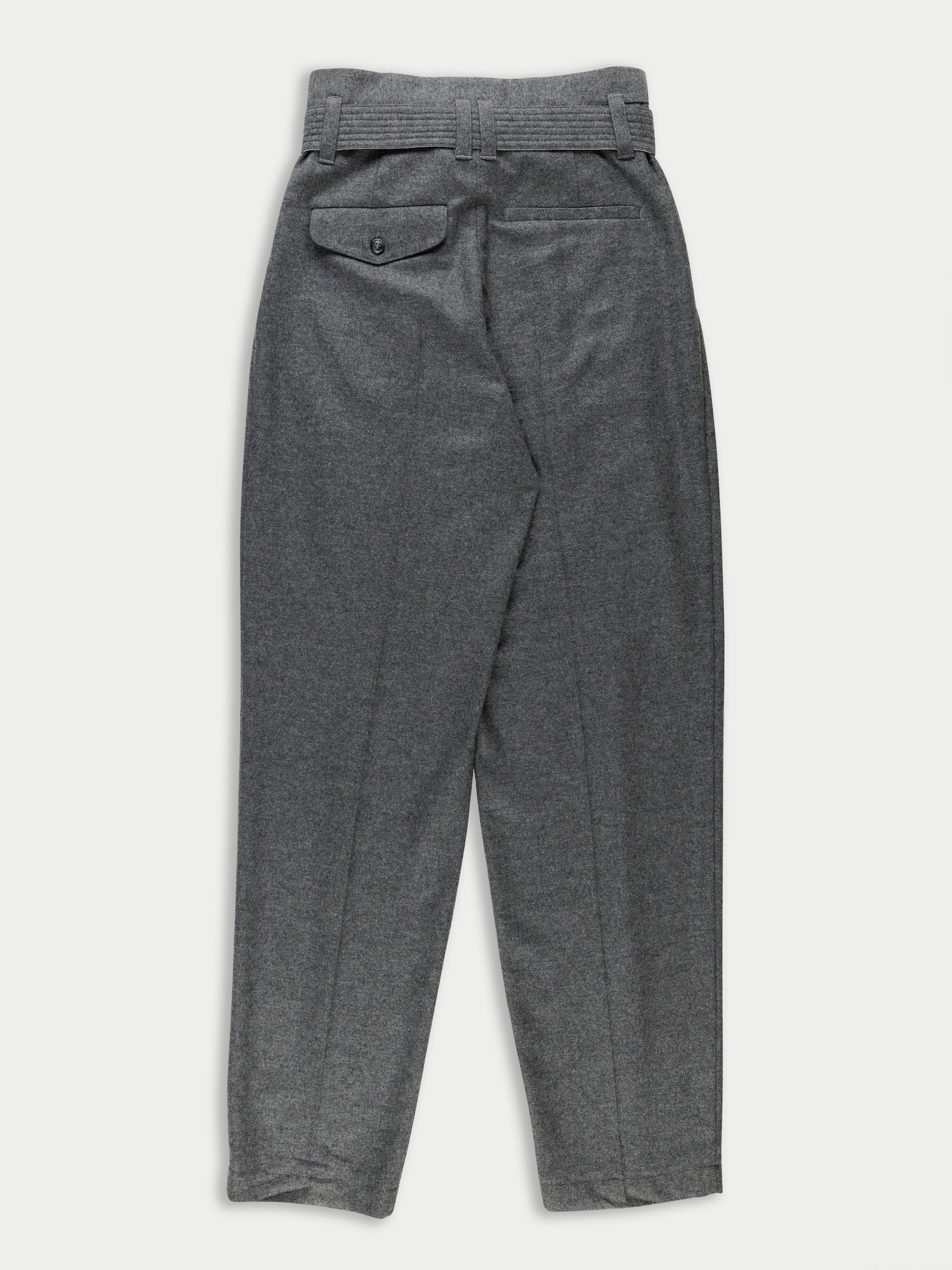 ANGELA Pleated Trousers - Flannel Grey