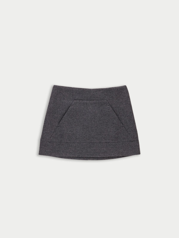 AVRIL Mini Skirt - Dark Grey