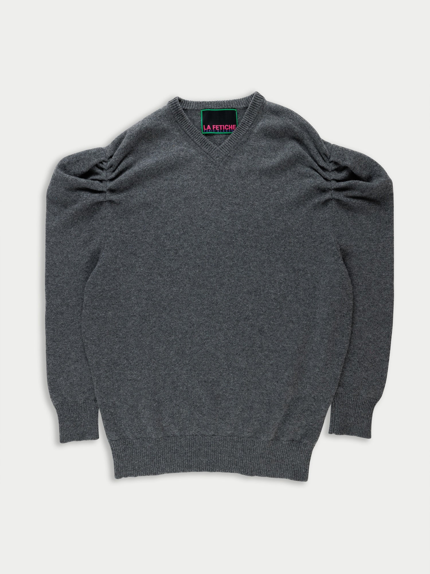 VICTOR V-neck Sweater - Grey