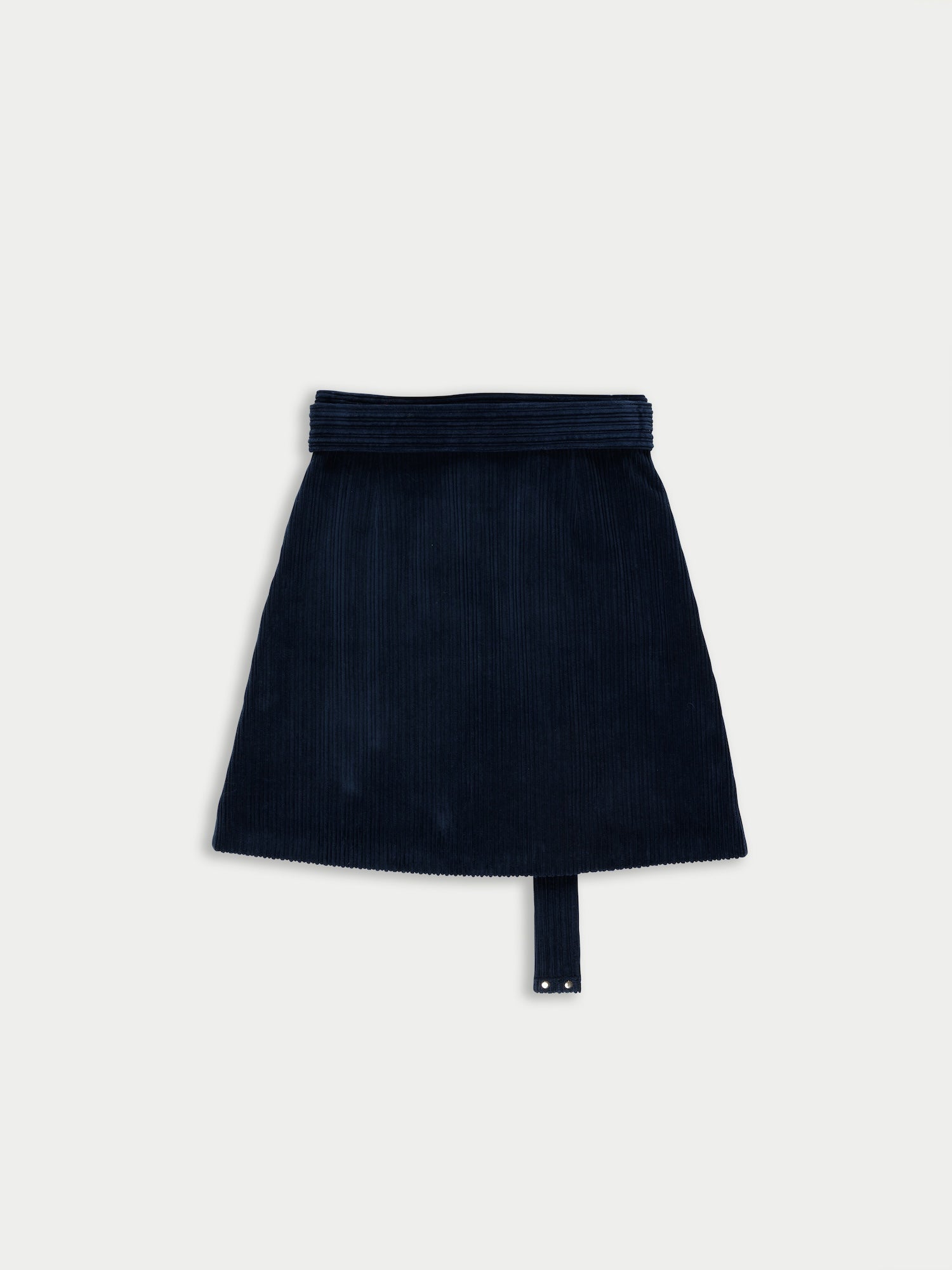 ZOUZOU Corduroy A-line Skirt - Navy