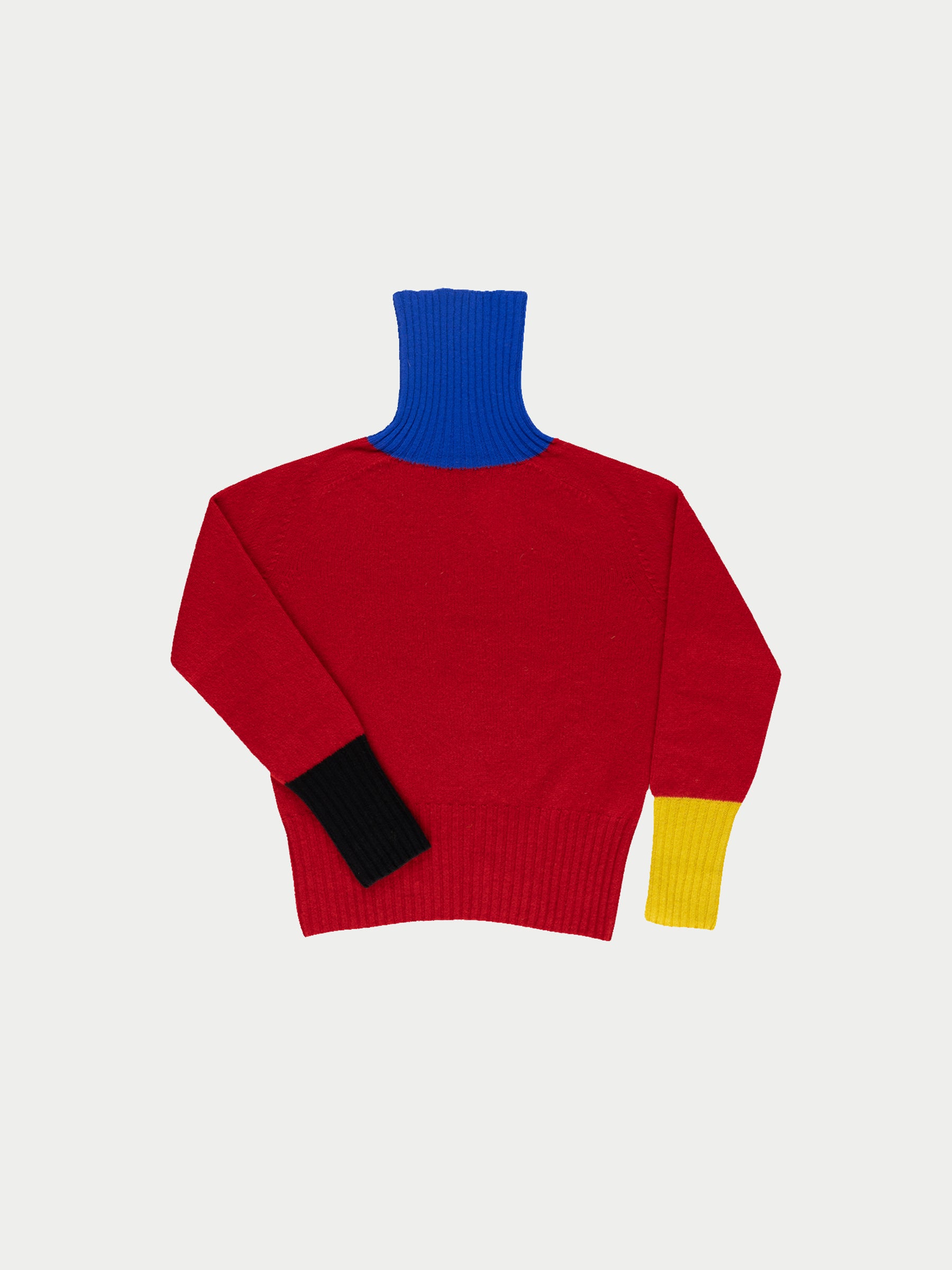 RUDI MINI Polo Sweater - Red