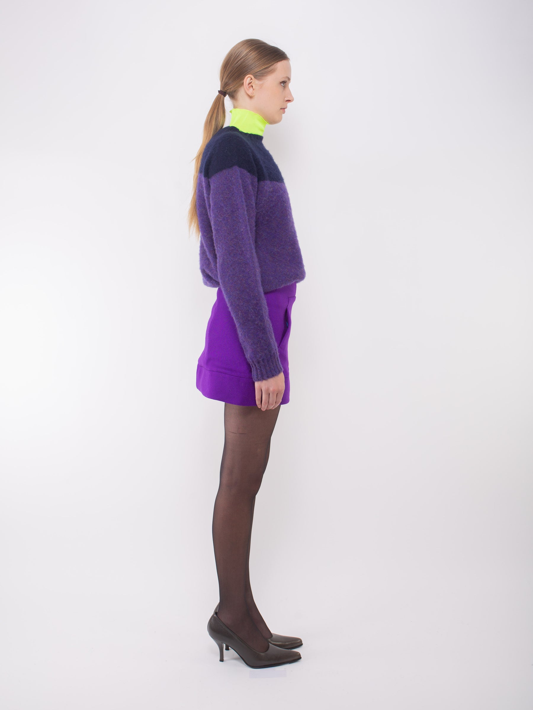 AVRIL Mini Skirt - Purple