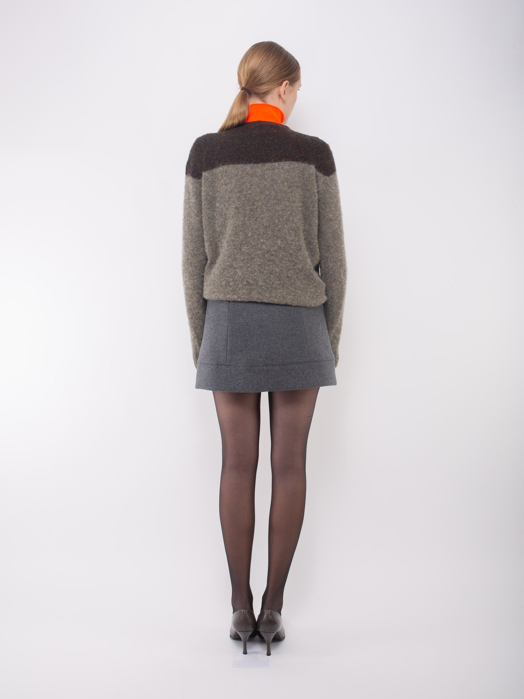 AVRIL Mini Skirt - Dark Grey