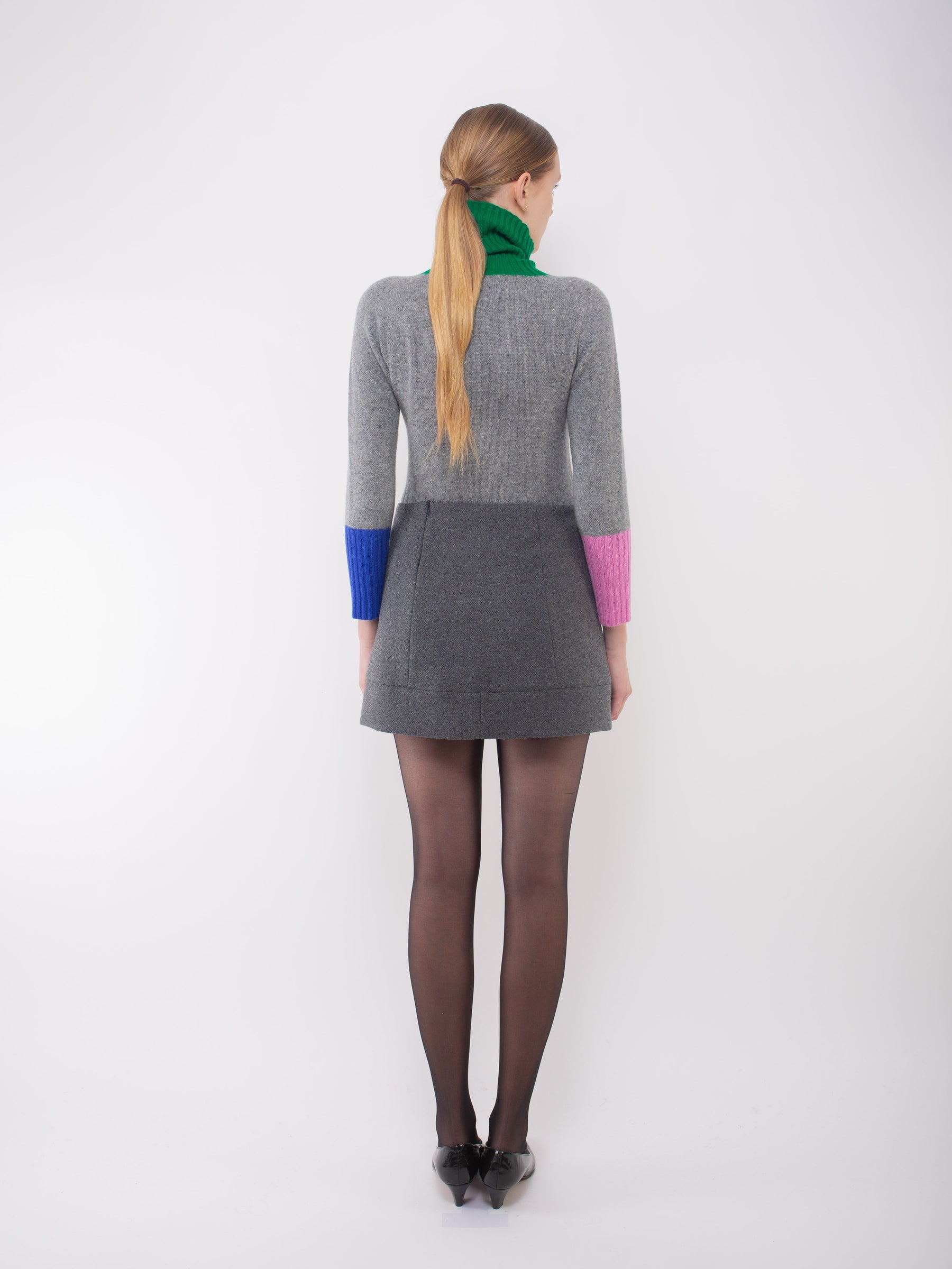 RUDI MINI Polo Sweater - Grey