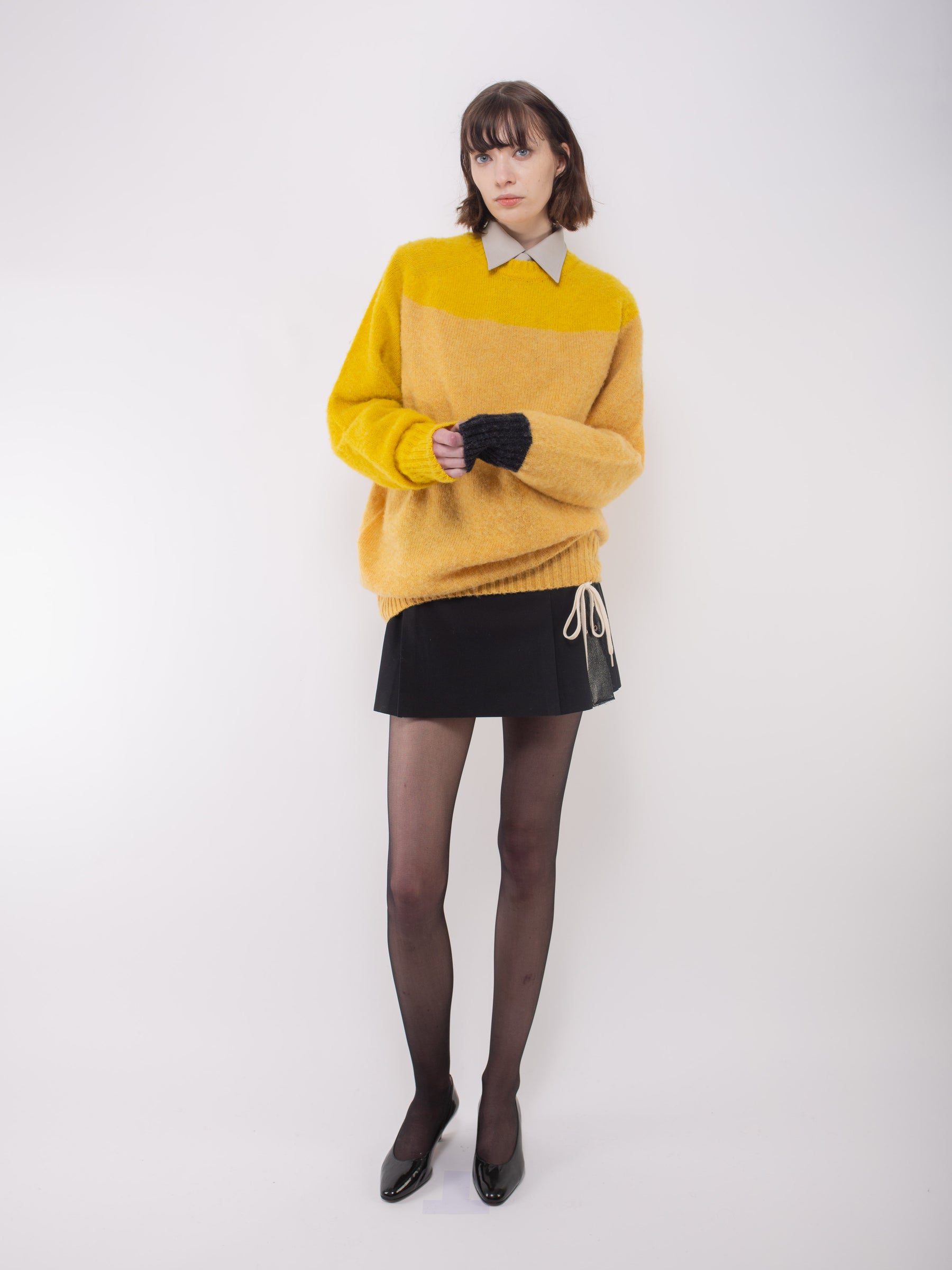 EVA Brushed Sweater - Yellow