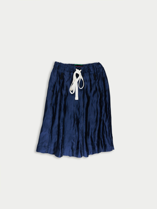 BERNADETTE Pleated Skirt - Navy