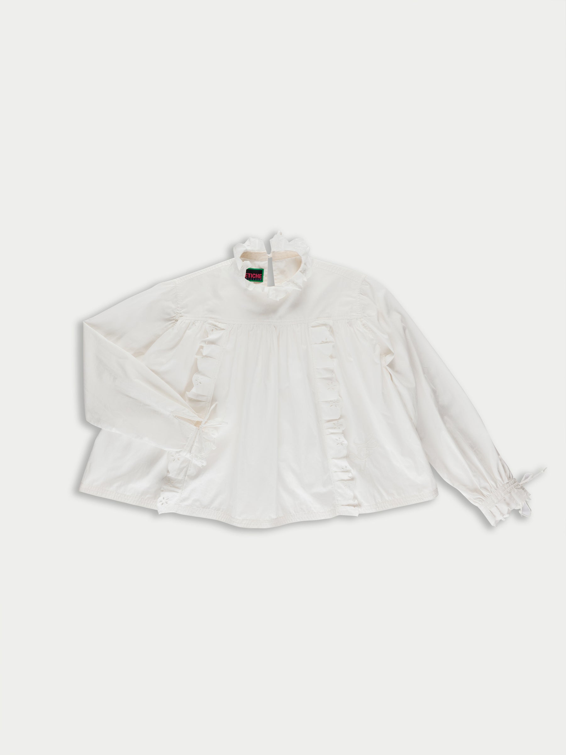 GINETTE Cotton Blouse - Ecru