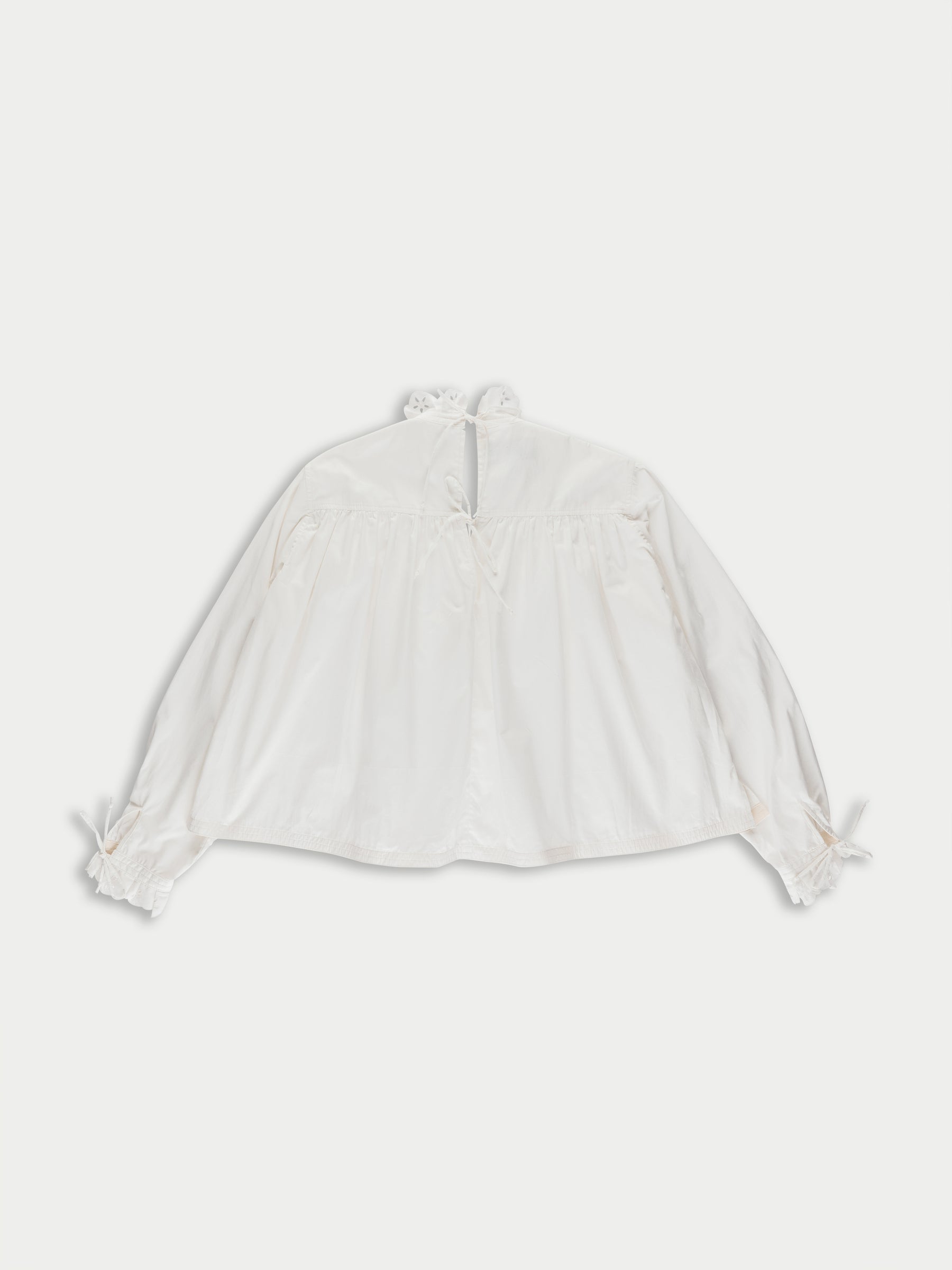 GINETTE Cotton Blouse - Ecru