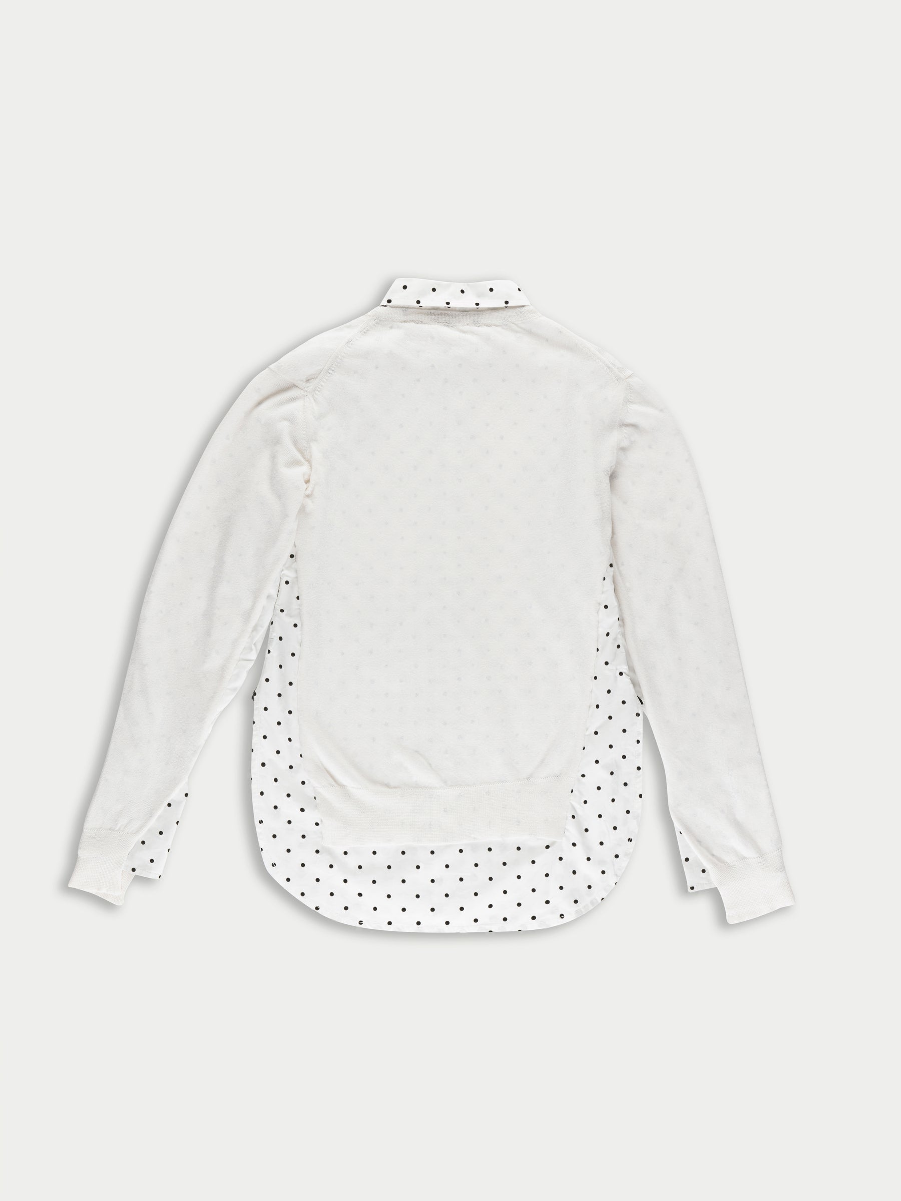 CHARLI V-neck Sweater - White / Black