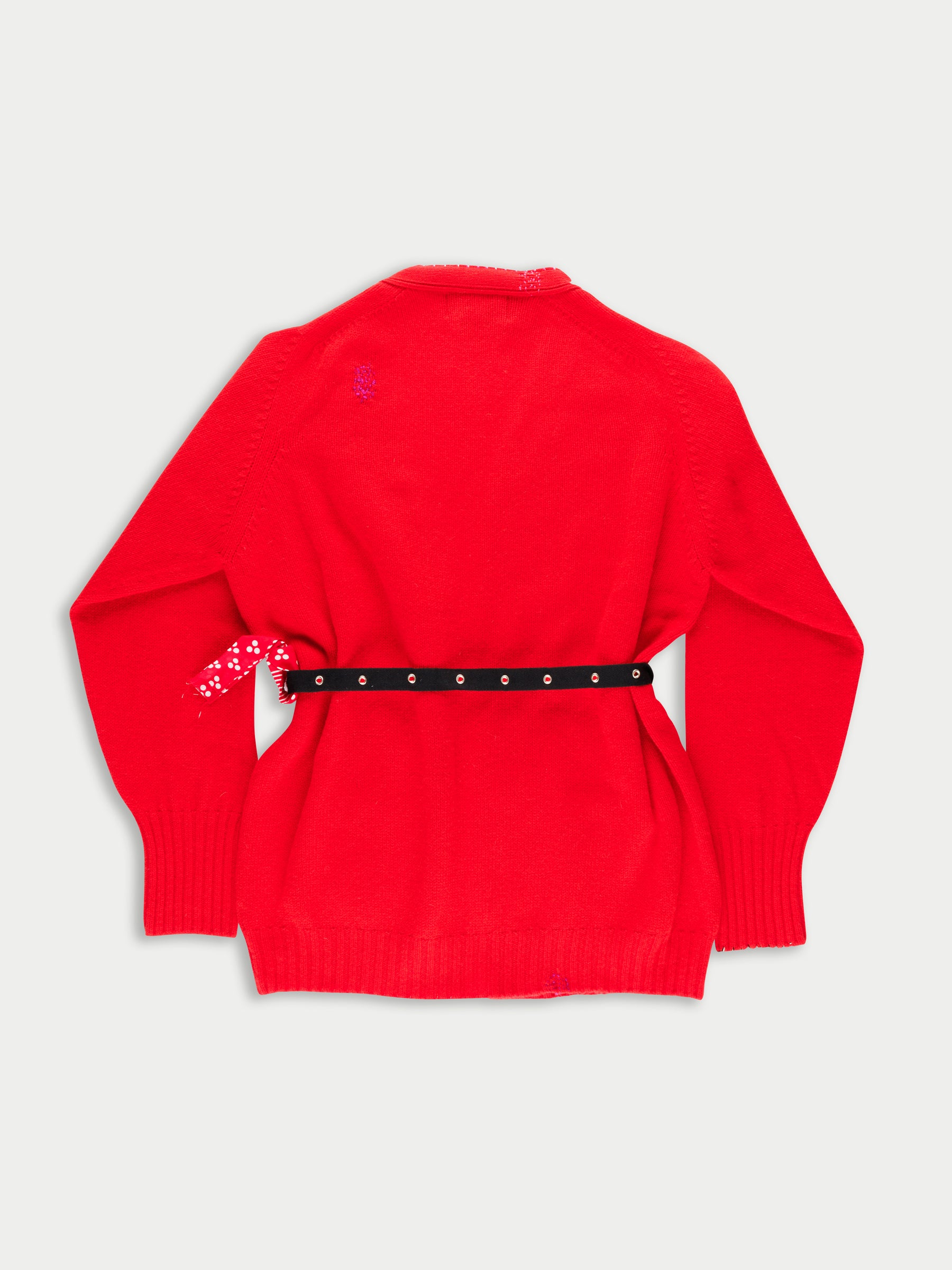 SYLVIA Unisex Cardigan - Red