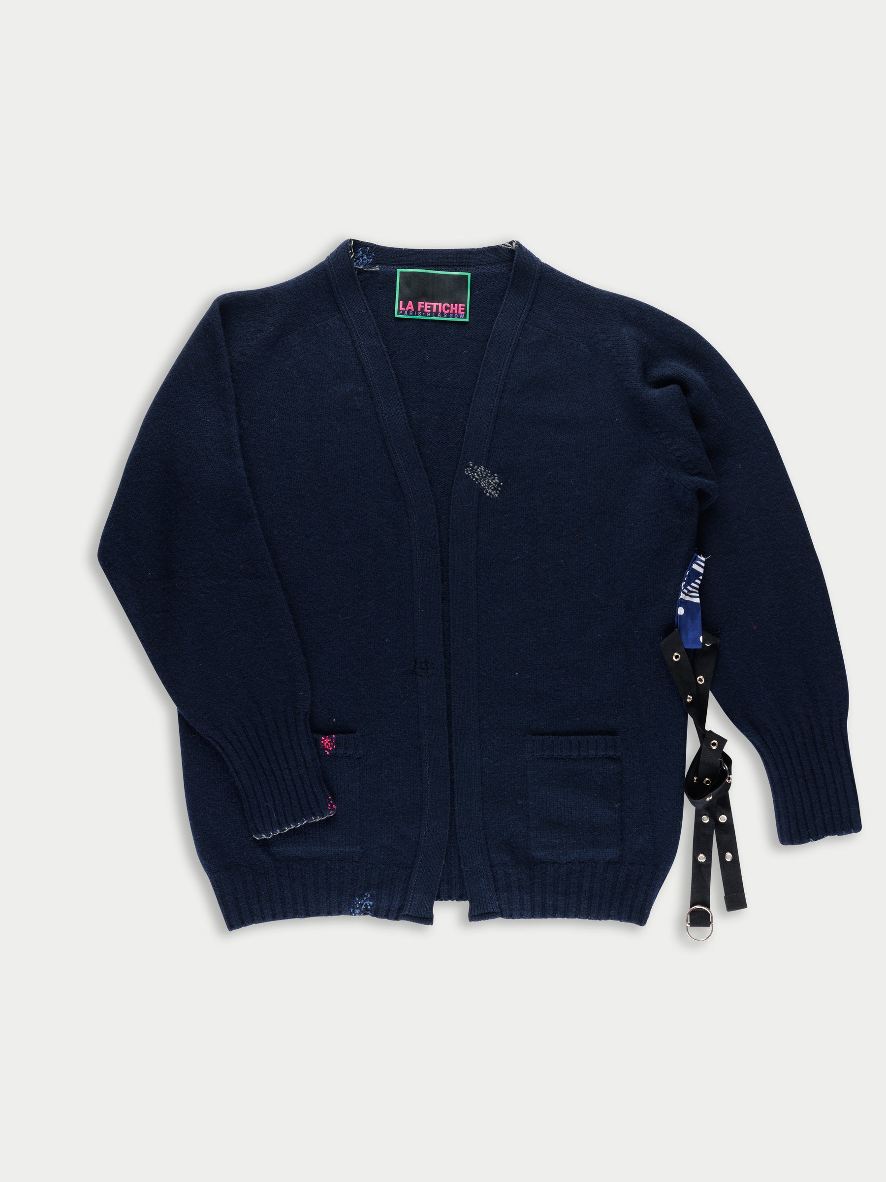 SYLVIA Unisex Cardigan - Navy