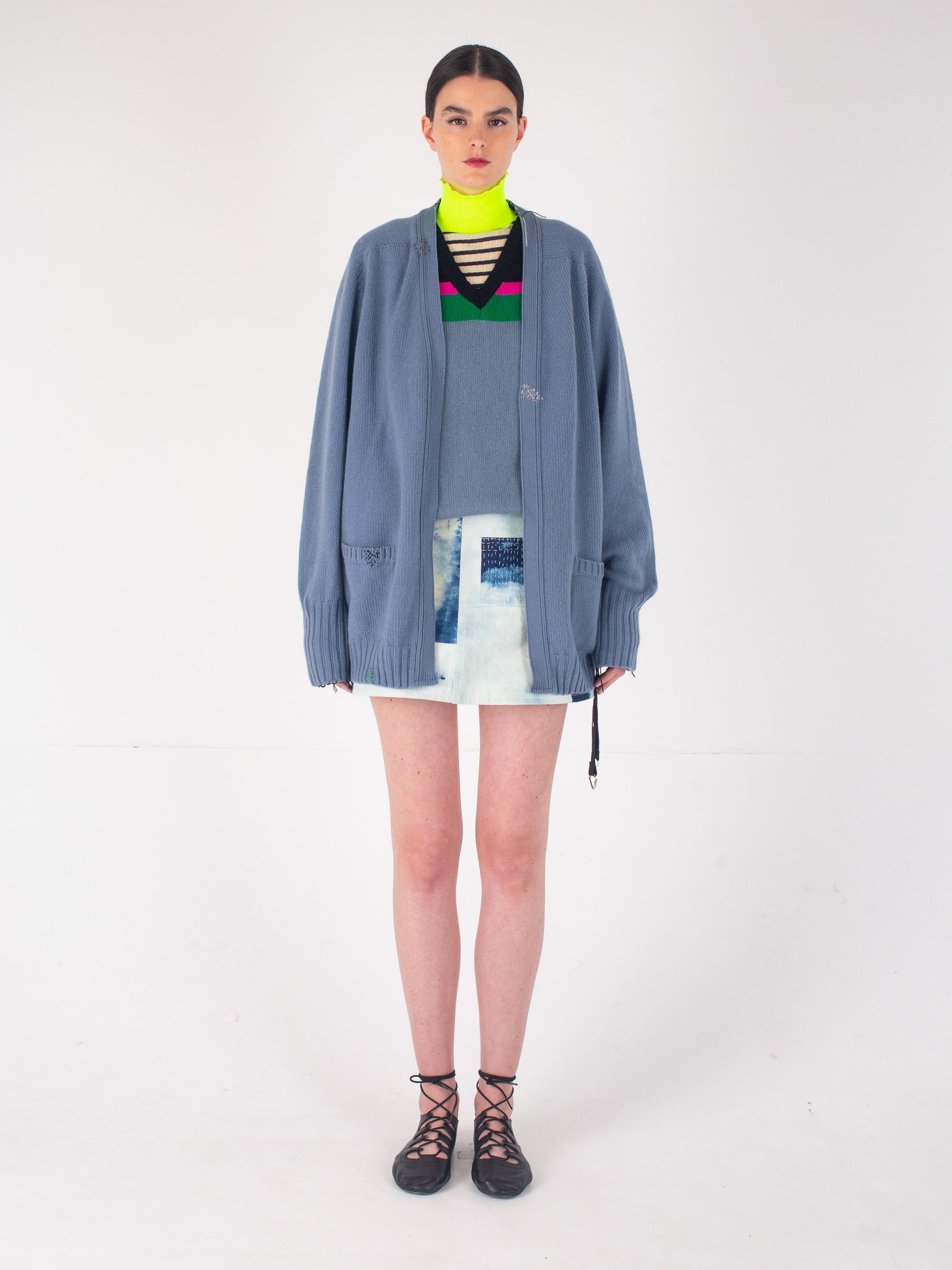 SYLVIA Unisex Cardigan - Grey