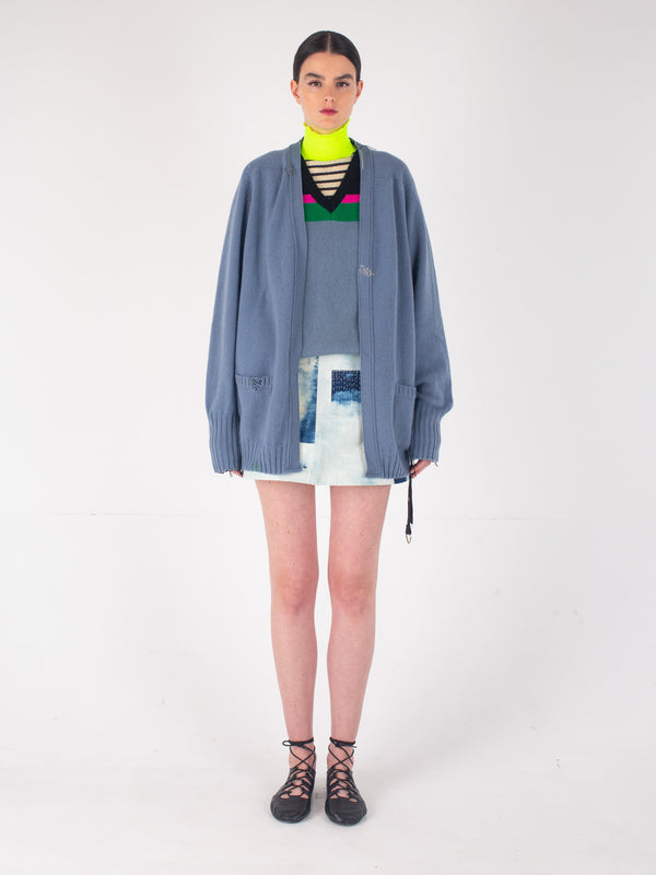 SYLVIA Unisex Cardigan - Grey