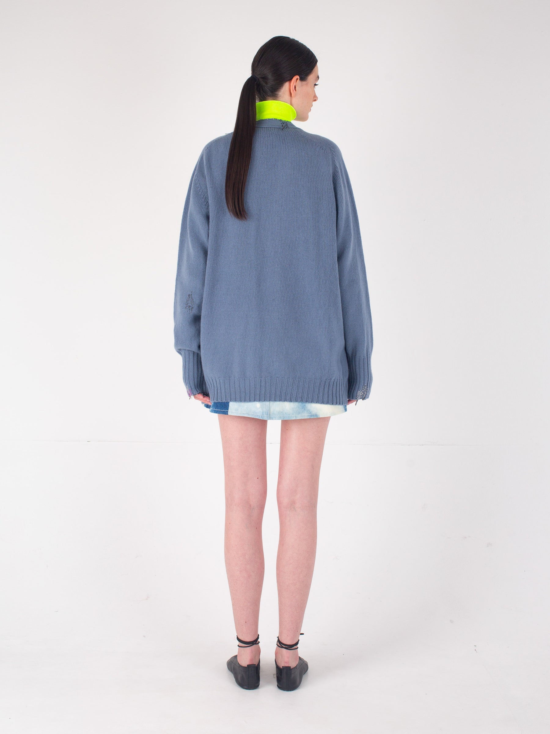 SYLVIA Unisex Cardigan - Grey