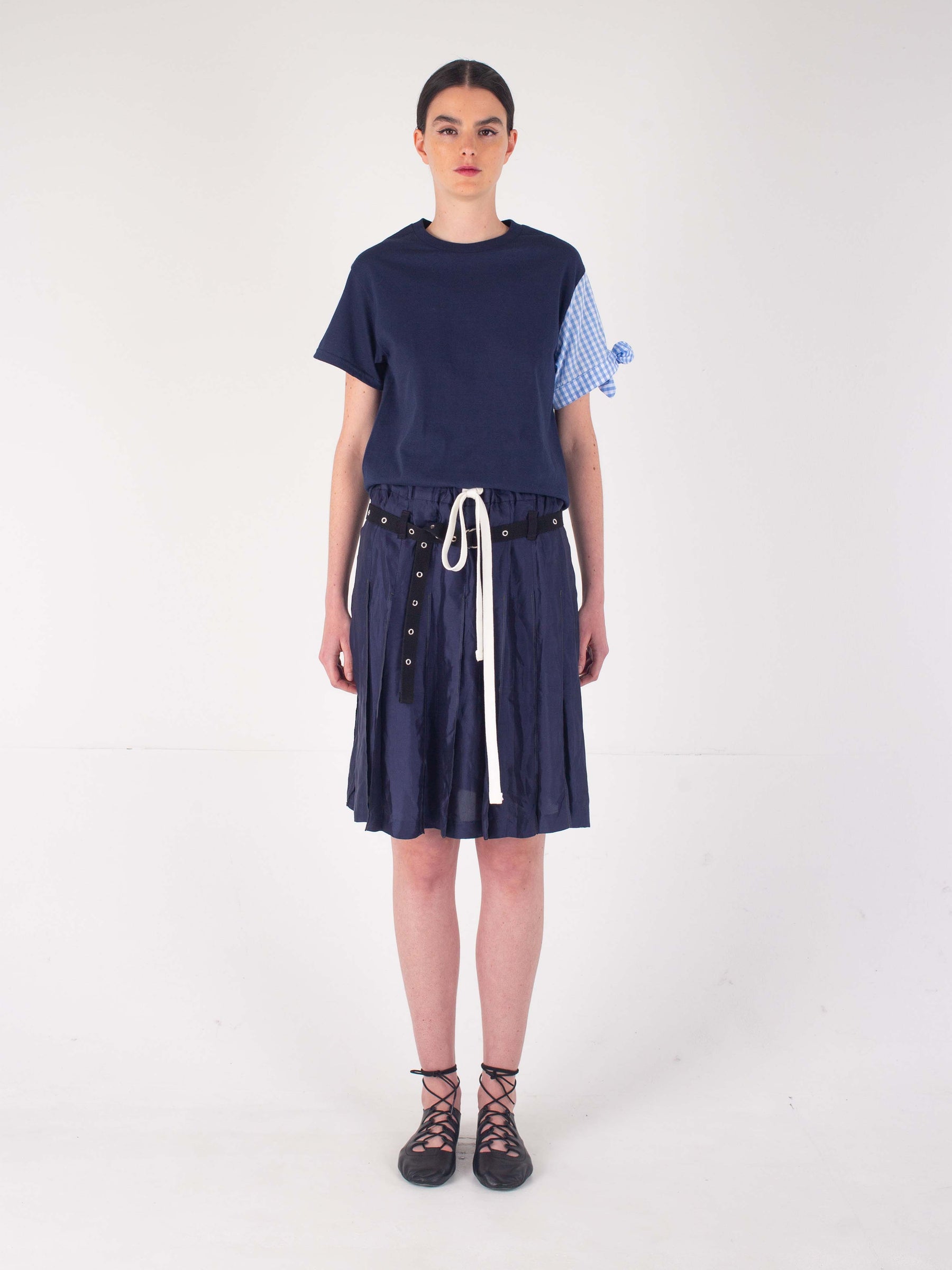 MINNIE T-shirt - Navy / Gingham