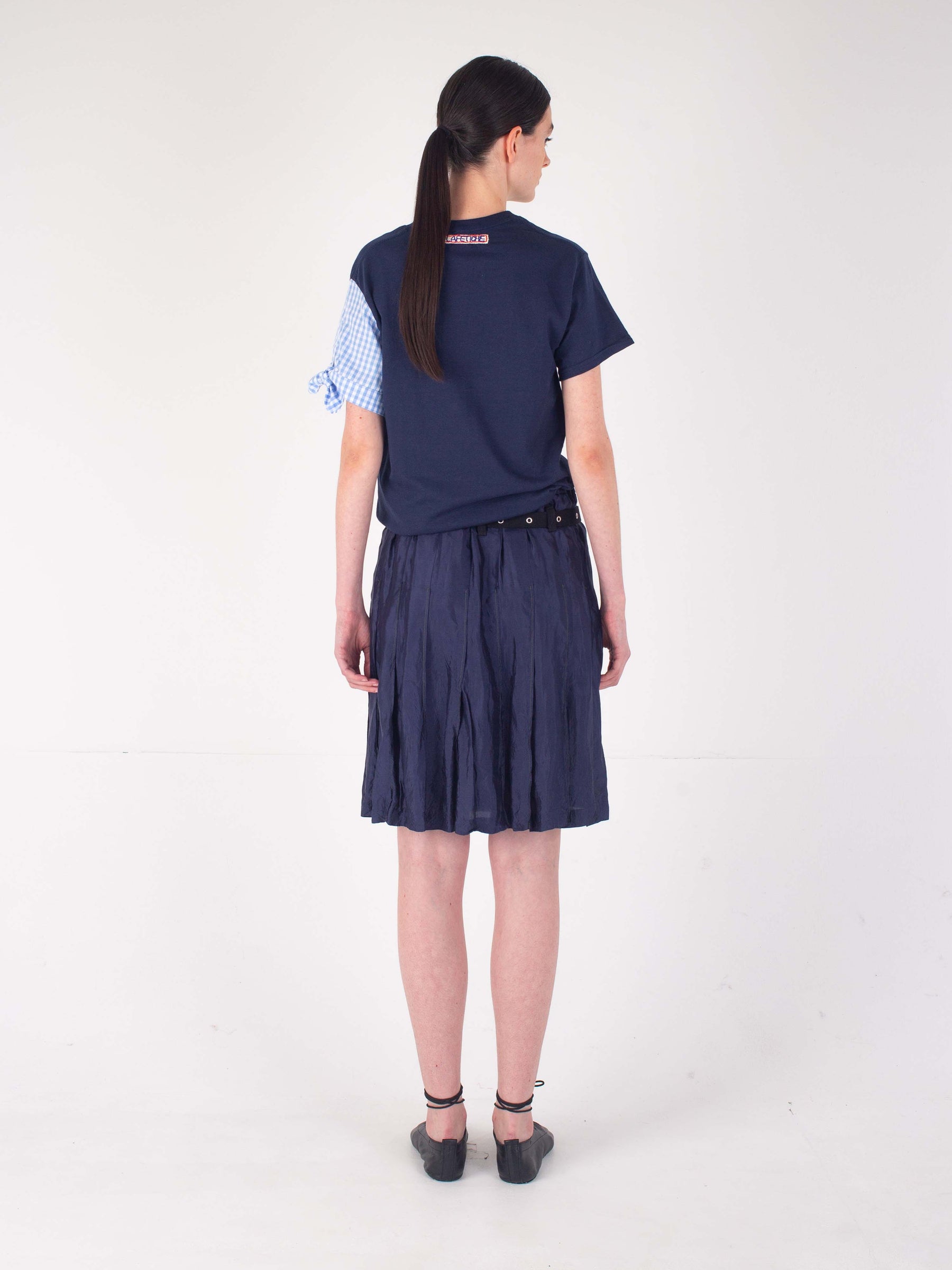 MINNIE T-shirt - Navy / Gingham