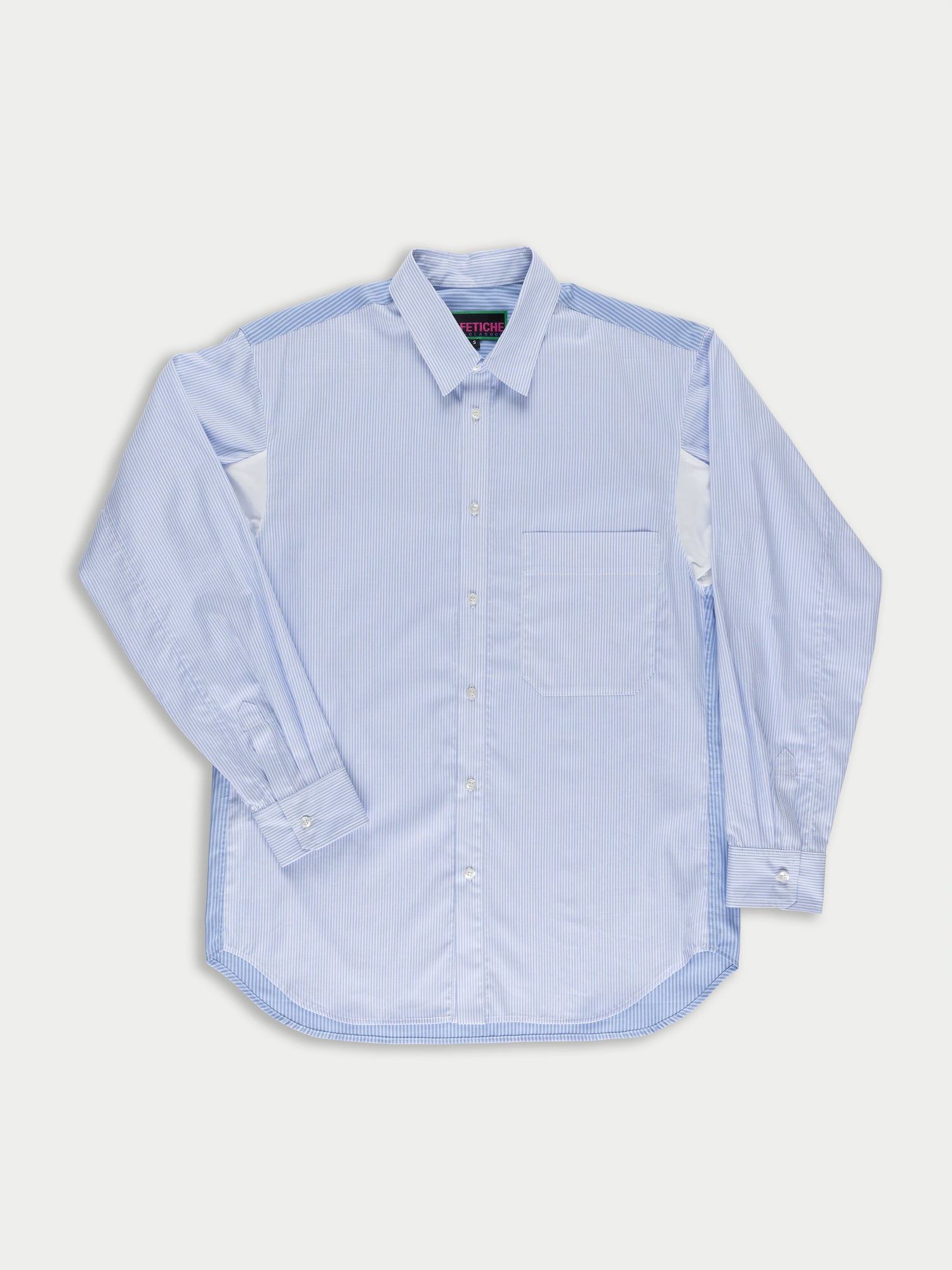 NICO Unisex Shirt - Light Blue Stripes