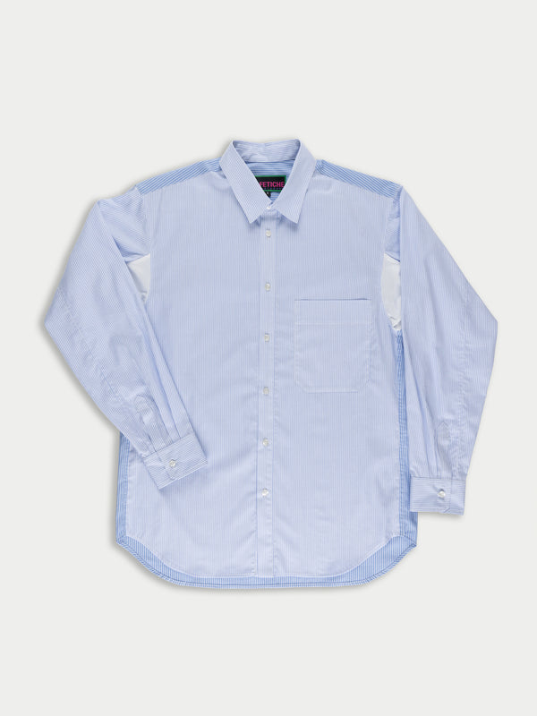 NICO Unisex Shirt - Light Blue Stripes