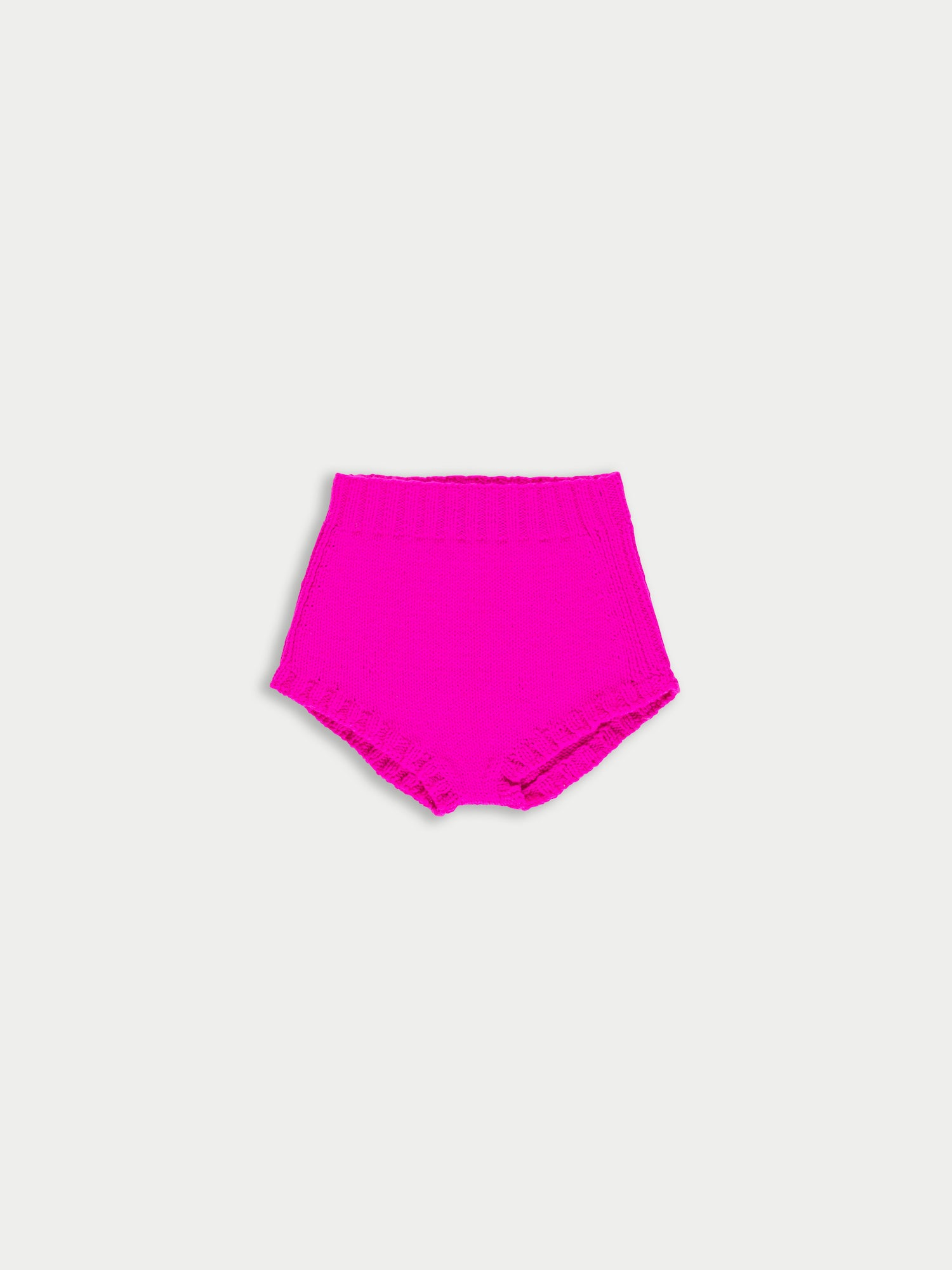 EDIE Hand Knit Pants - Neon Pink