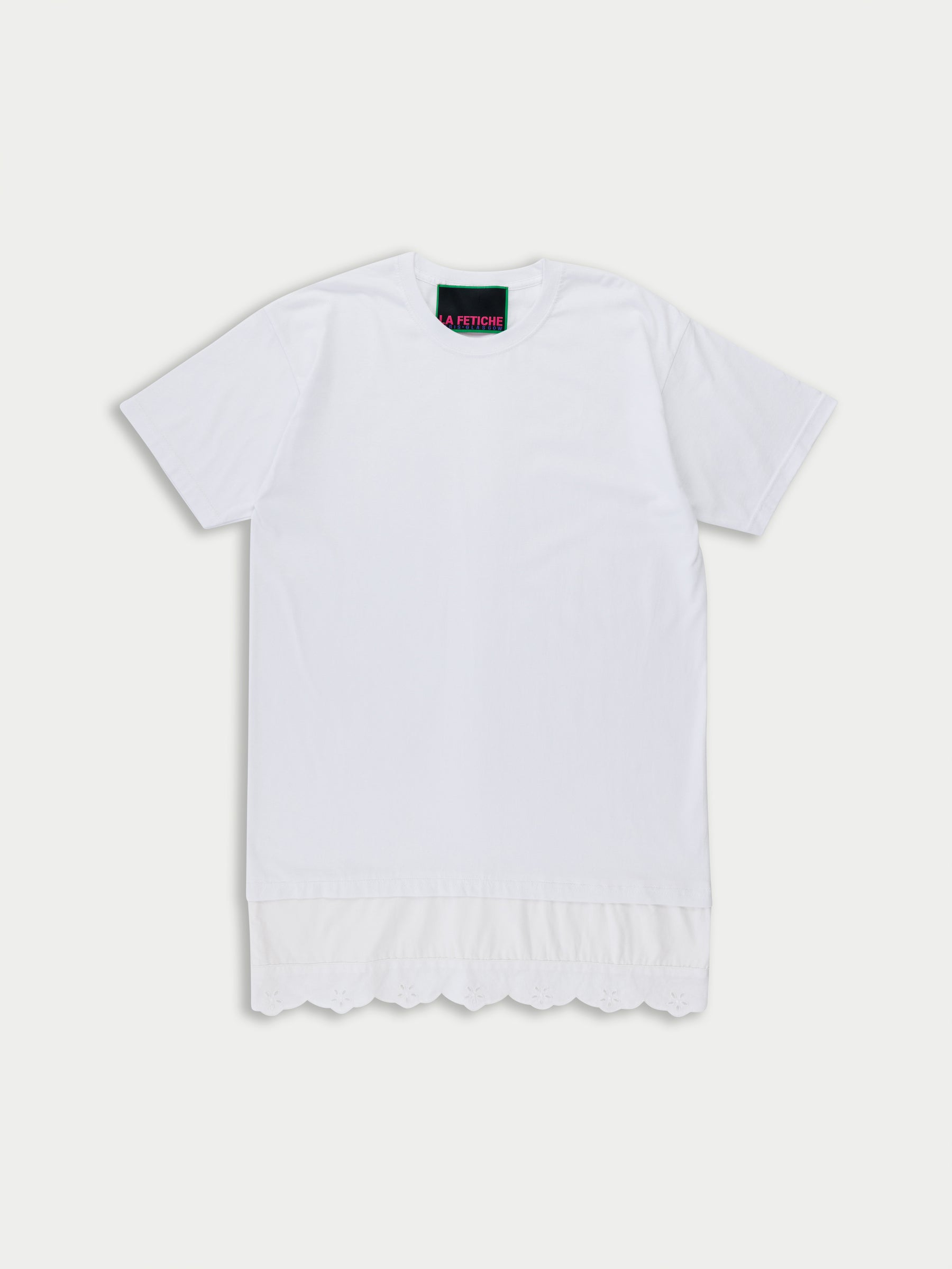 FLORA T-shirt Dress - White