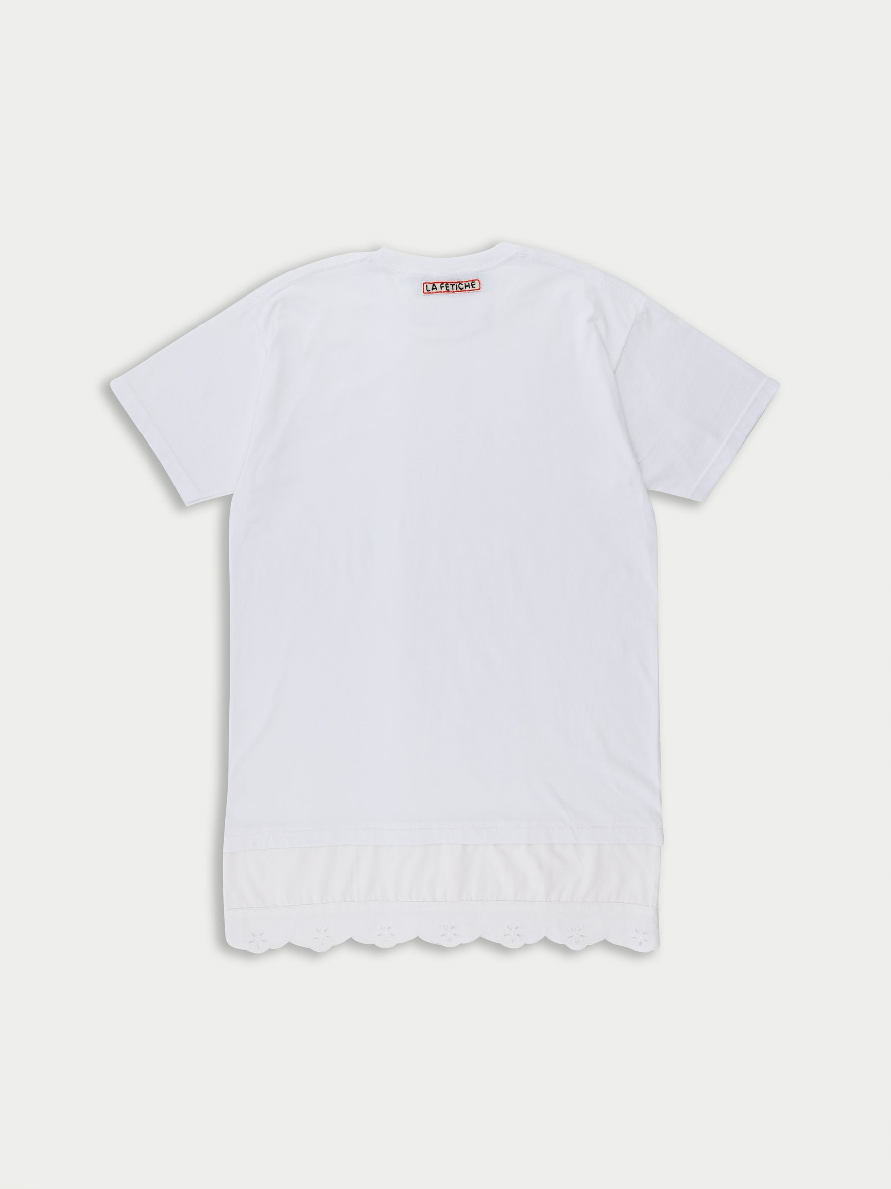 FLORA T-shirt Dress - White