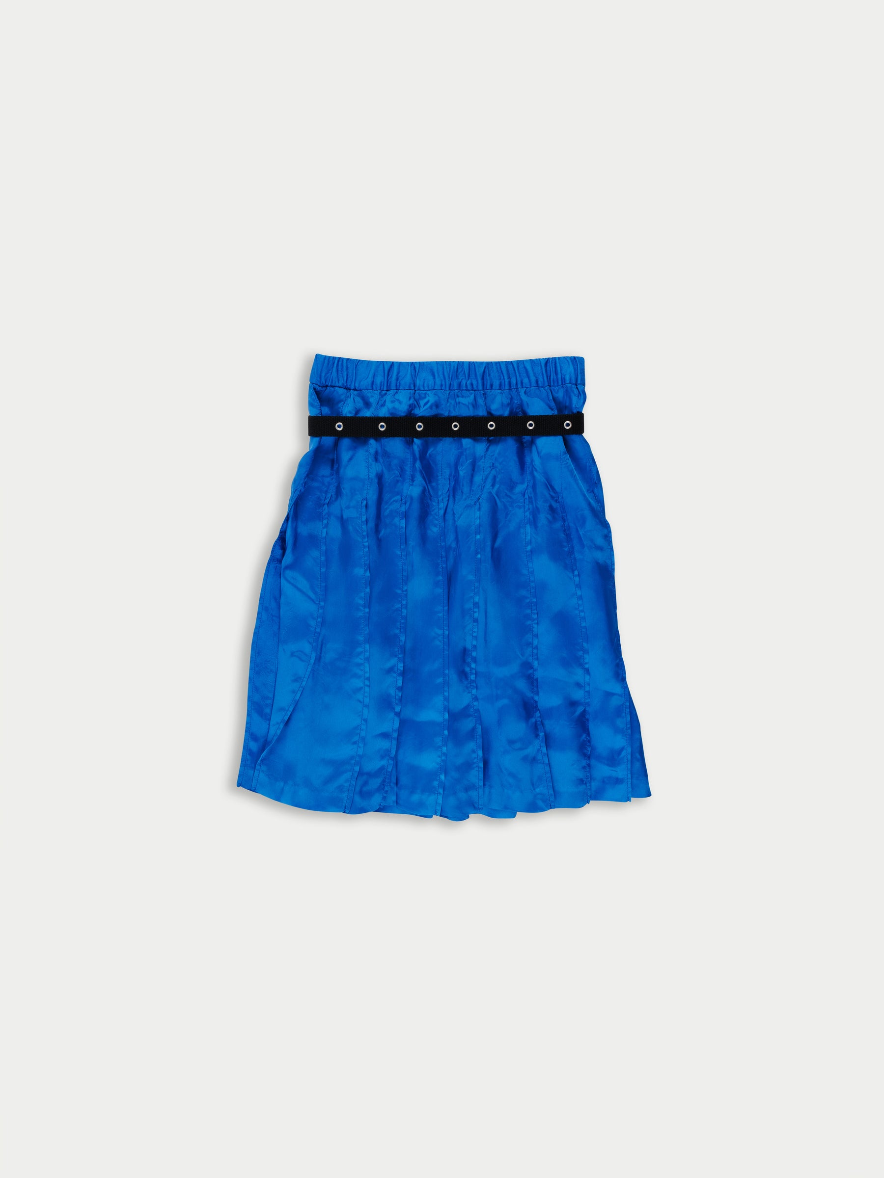 BERNADETTE Pleated Skirt - Blue