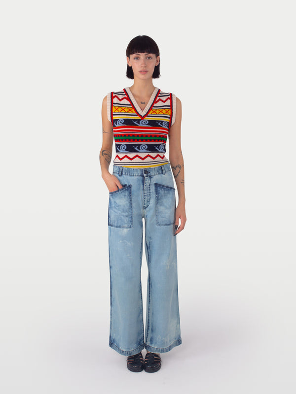 NEIL Denim Highwaisted Jean - Acid Washed