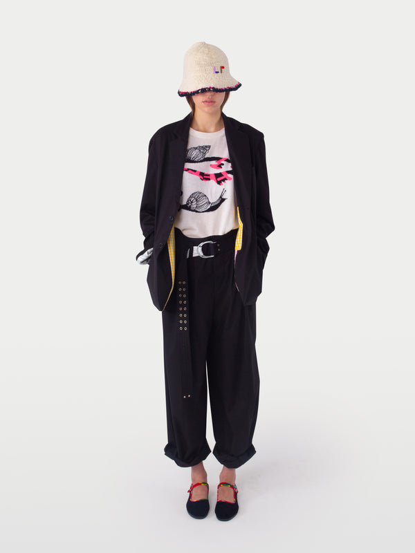 ANNIE Cotton Jacket  - Black