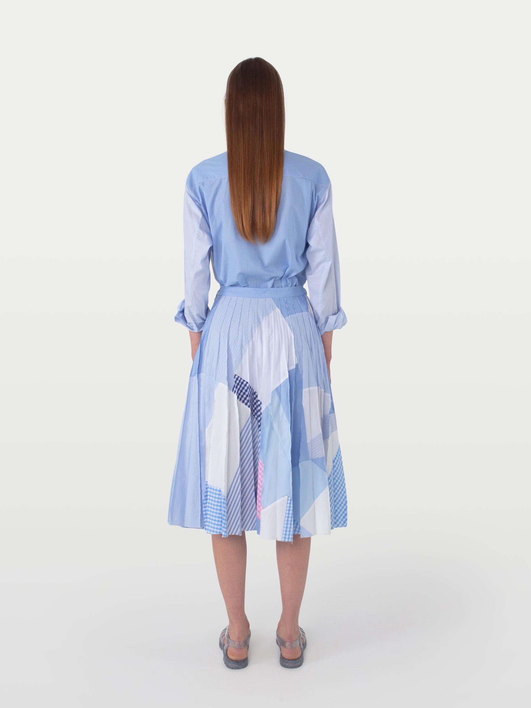 NICO Unisex Shirt - Light Blue Stripes